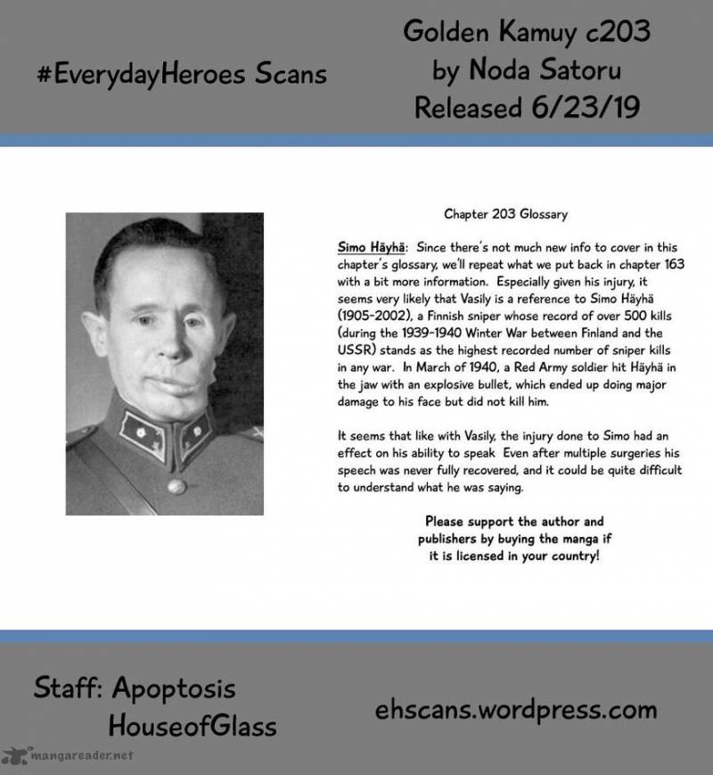 Golden Kamui Chapter 203 - Page 20