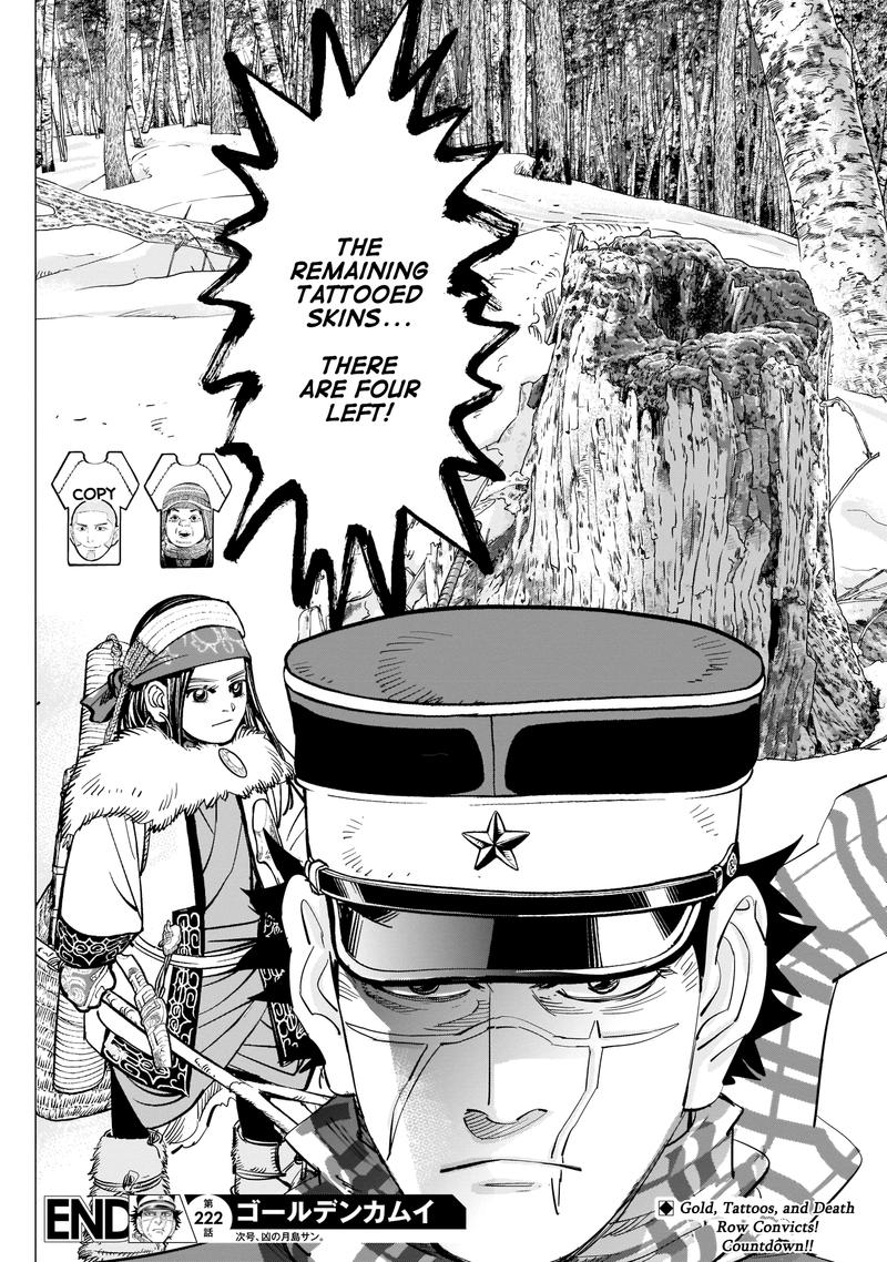 Golden Kamui Chapter 222 - Page 18