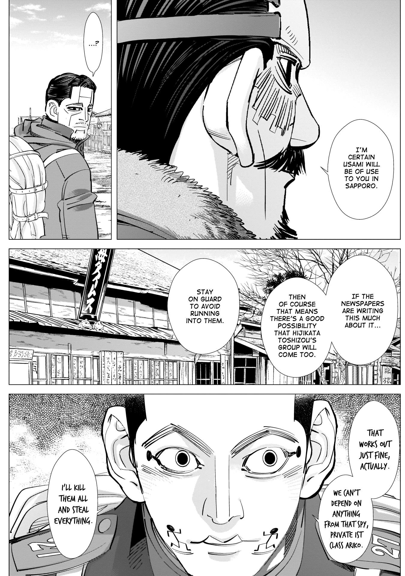 Golden Kamui Chapter 225 - Page 11