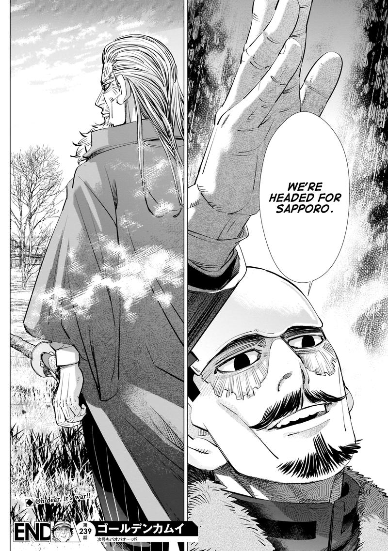 Golden Kamui Chapter 239 - Page 18