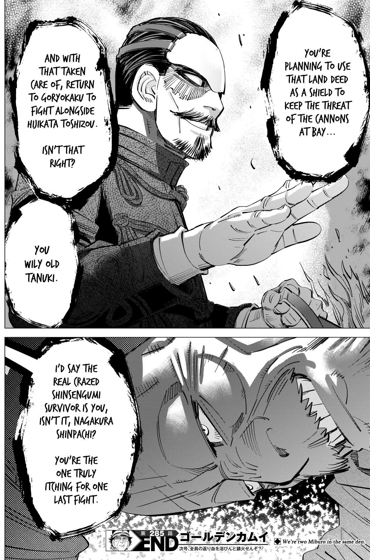 Golden Kamui Chapter 285 - Page 19