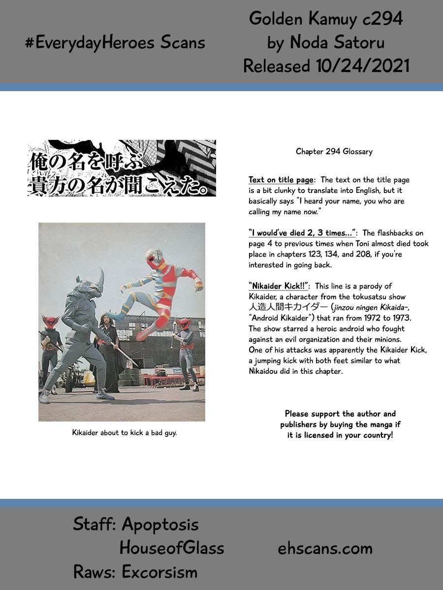 Golden Kamui Chapter 294 - Page 19