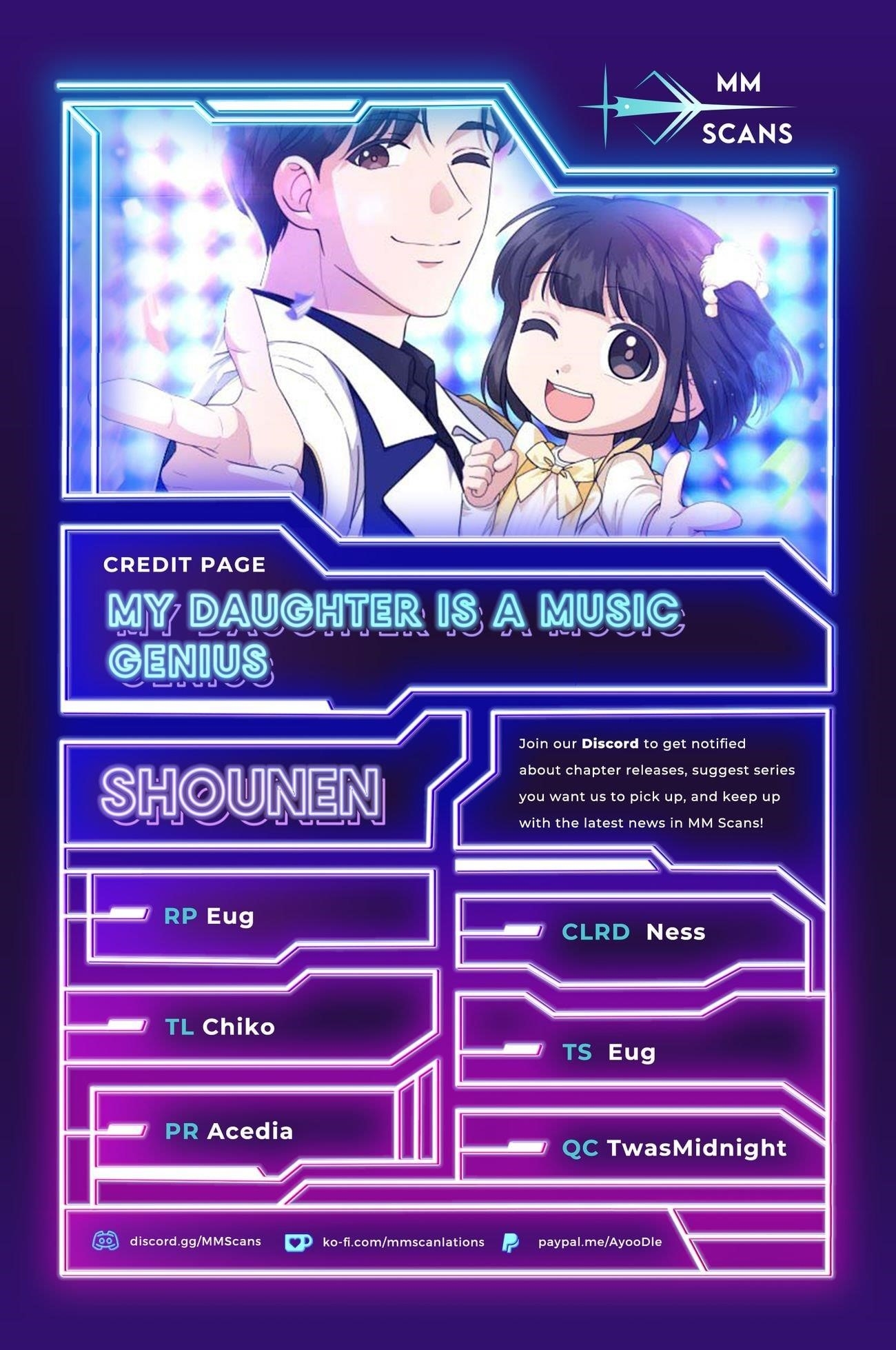 My Daughter Is a Musical Genius Chapter 109 - Page 1