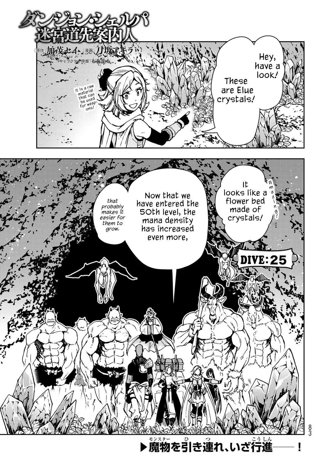 Dungeon Sherpa: Meikyuu Michisaki Annainin Chapter 25 - Page 1