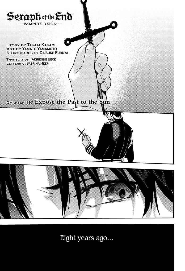 Seraph of the End: Vampire Reign Chapter 110 - Page 1