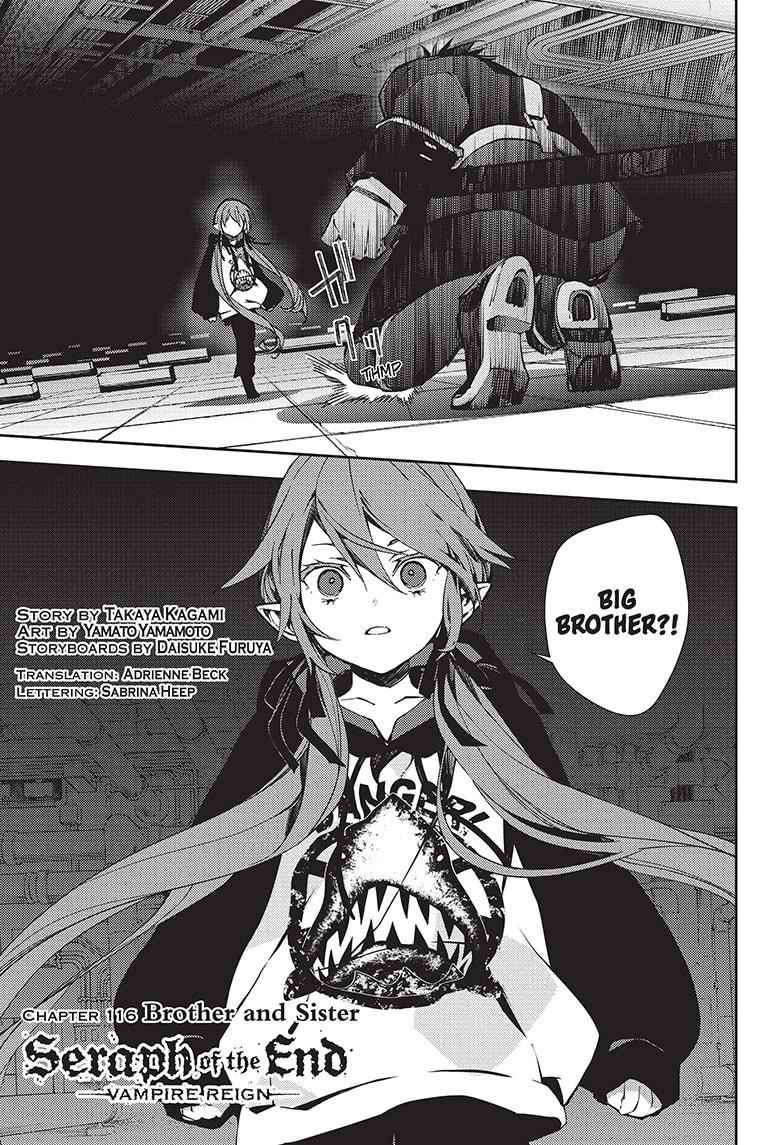 Seraph of the End: Vampire Reign Chapter 116 - Page 1