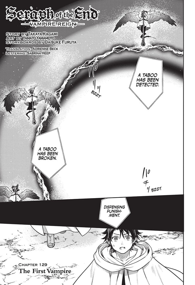 Seraph of the End: Vampire Reign Chapter 129 - Page 1