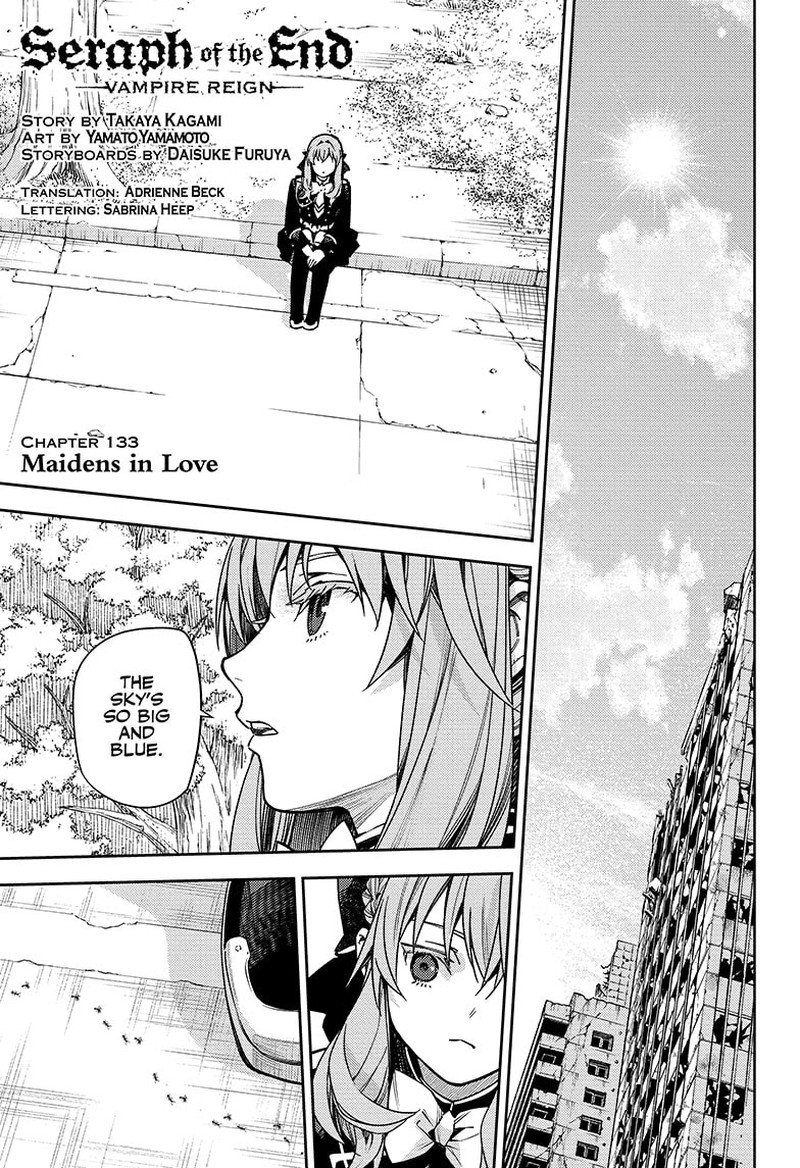 Seraph of the End: Vampire Reign Chapter 133 - Page 1