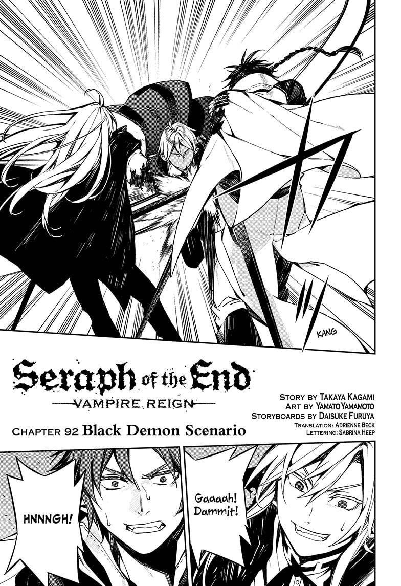 Seraph of the End: Vampire Reign Chapter 92 - Page 1