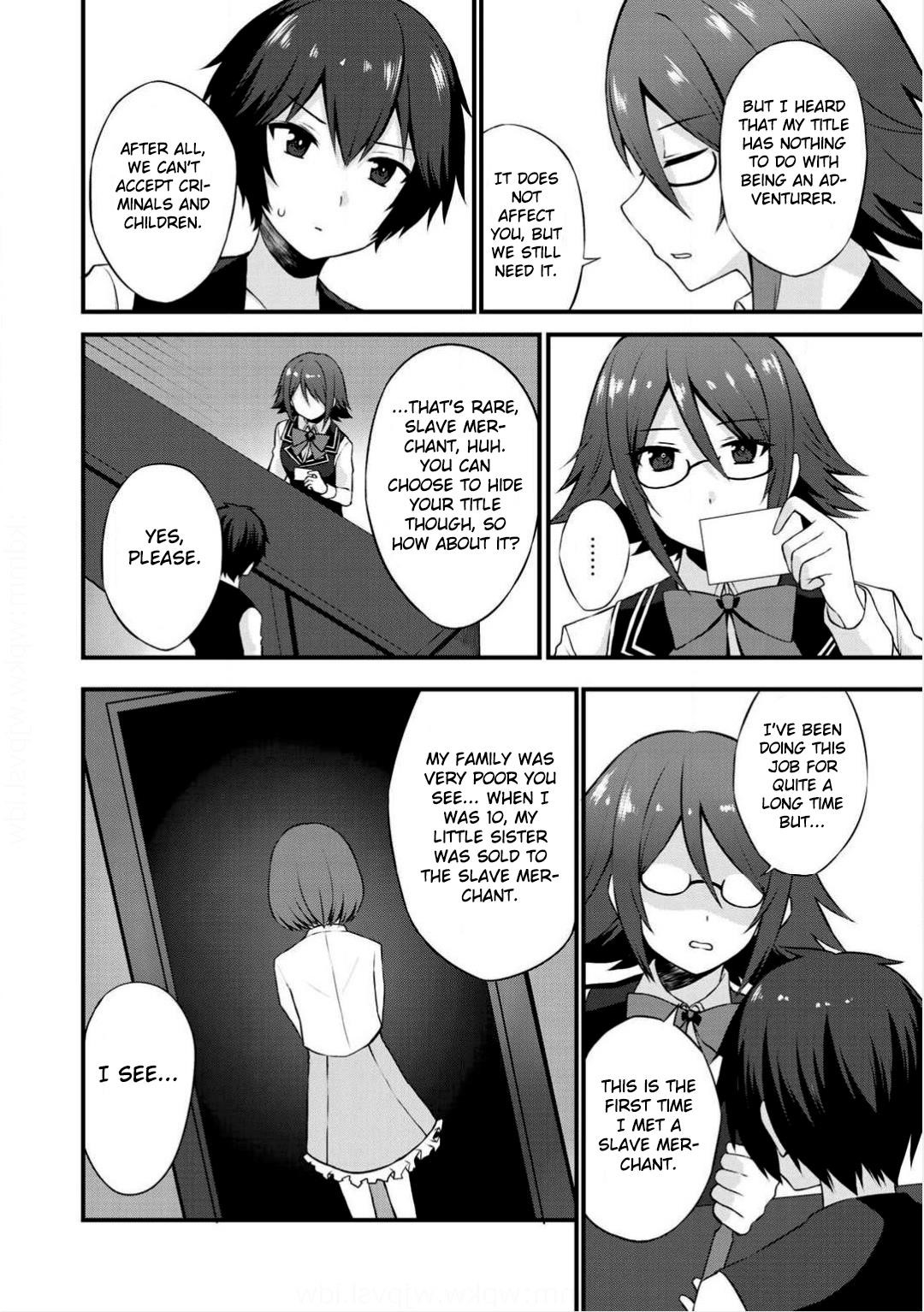 Is The Only Option a Slave Merchant? ~ Harem? What is that, Is it tasty? ~ Chapter 2 - Page 19