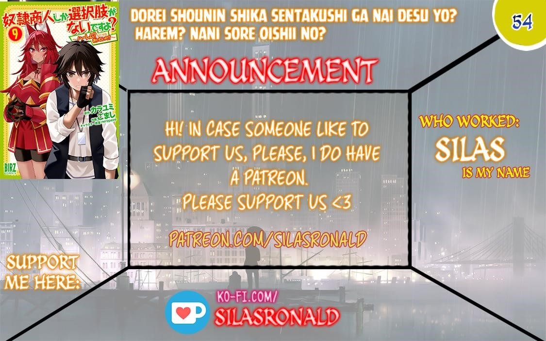 Is The Only Option a Slave Merchant? ~ Harem? What is that, Is it tasty? ~ Chapter 54 - Page 1