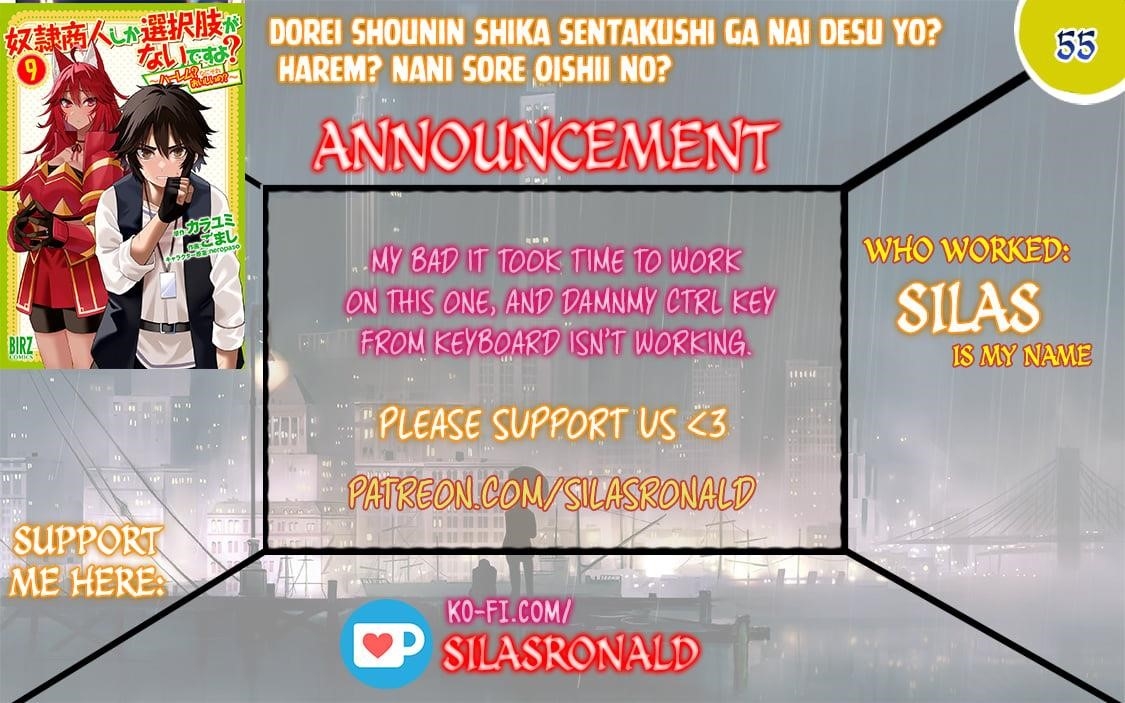 Is The Only Option a Slave Merchant? ~ Harem? What is that, Is it tasty? ~ Chapter 55 - Page 1