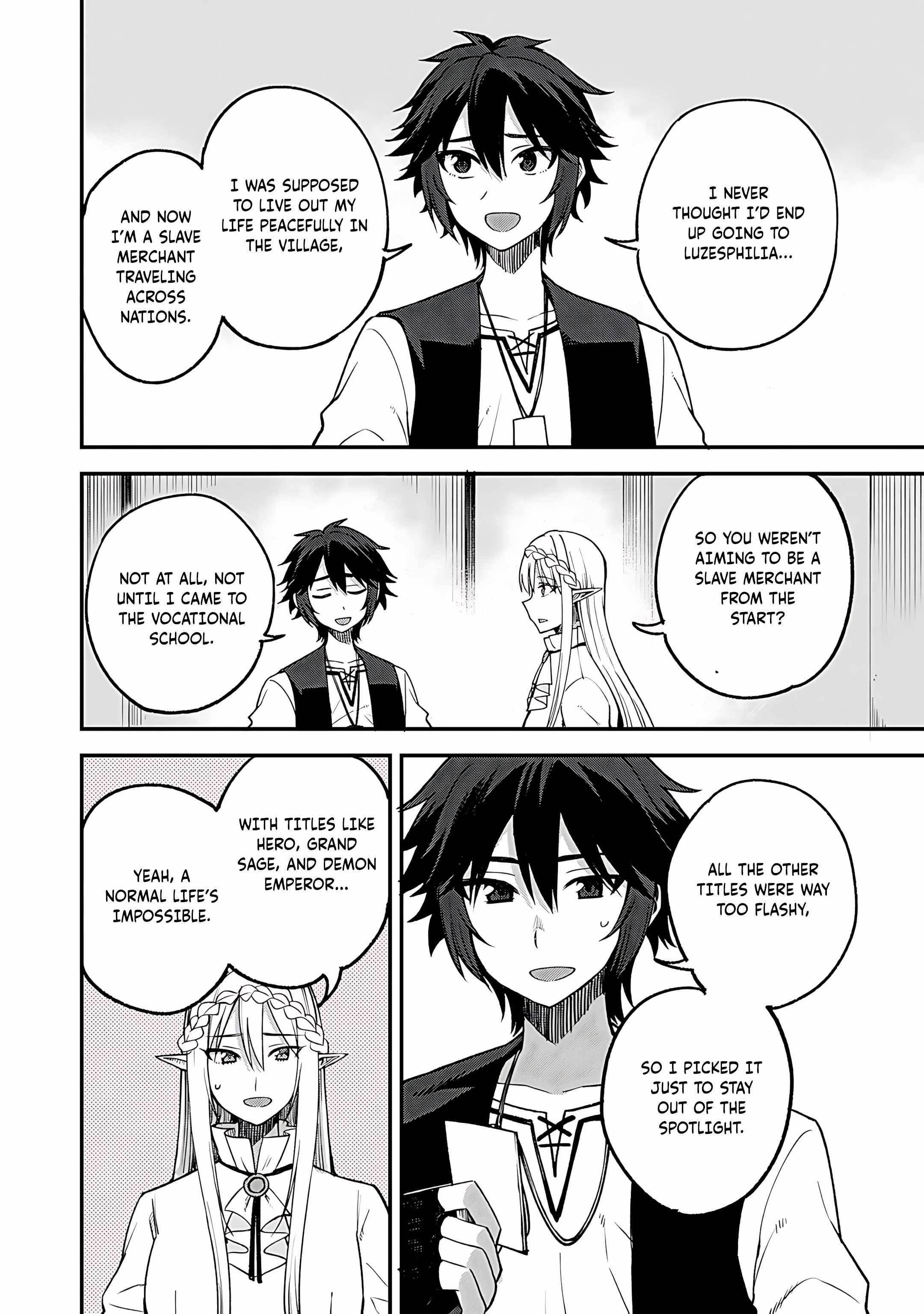 Is The Only Option a Slave Merchant? ~ Harem? What is that, Is it tasty? ~ Chapter 59 - Page 12
