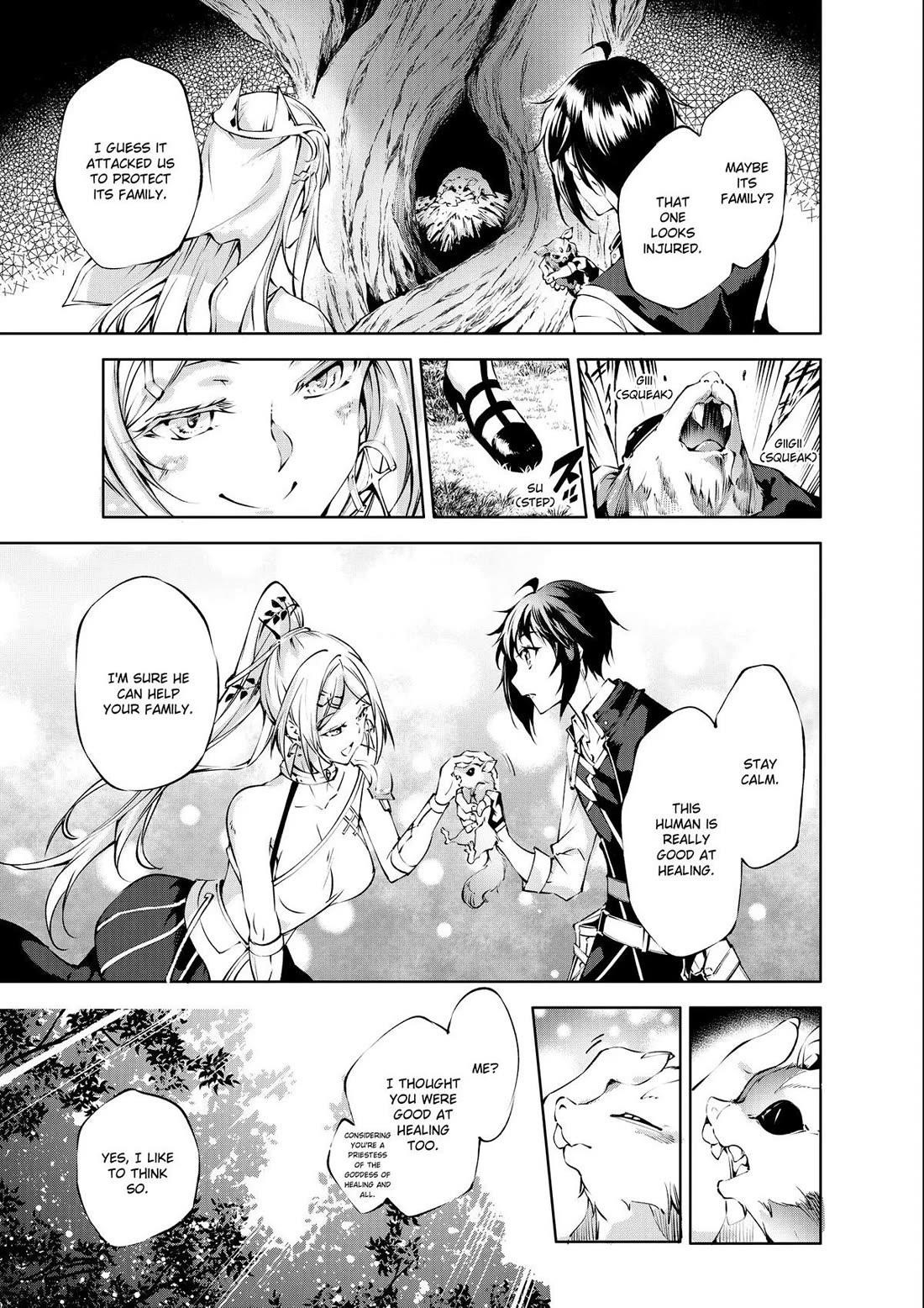 Kamigami Ni Sodaterare Shimo No, Saikyou To Naru Chapter 36 - Page 13