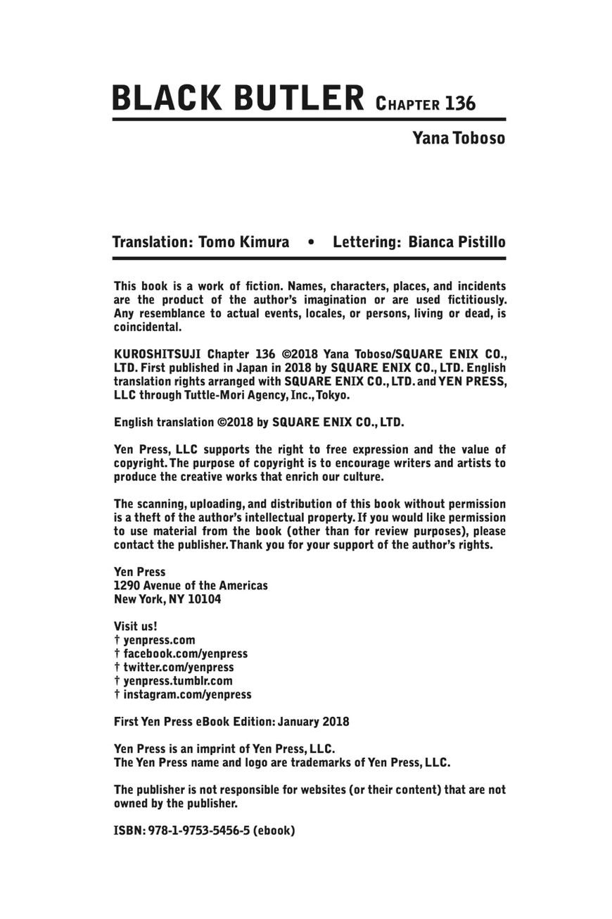 Kuroshitsuji Chapter 136 - Page 33