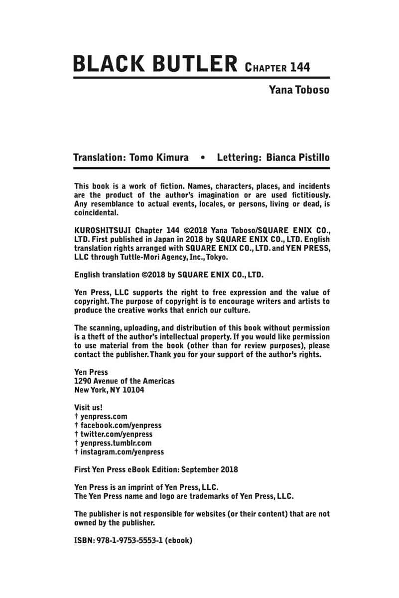 Kuroshitsuji Chapter 144 - Page 22