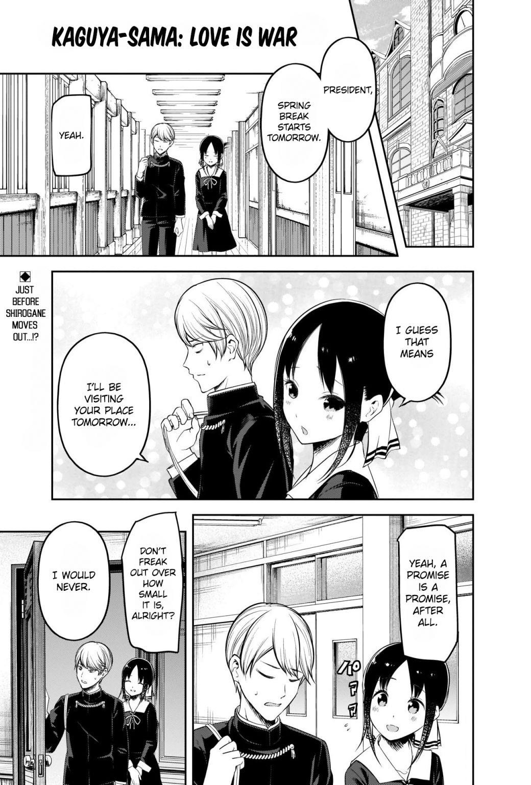 Kaguya-sama wa Kokurasetai: Tensai-tachi no Renai Zunousen Chapter 206 - Page 1