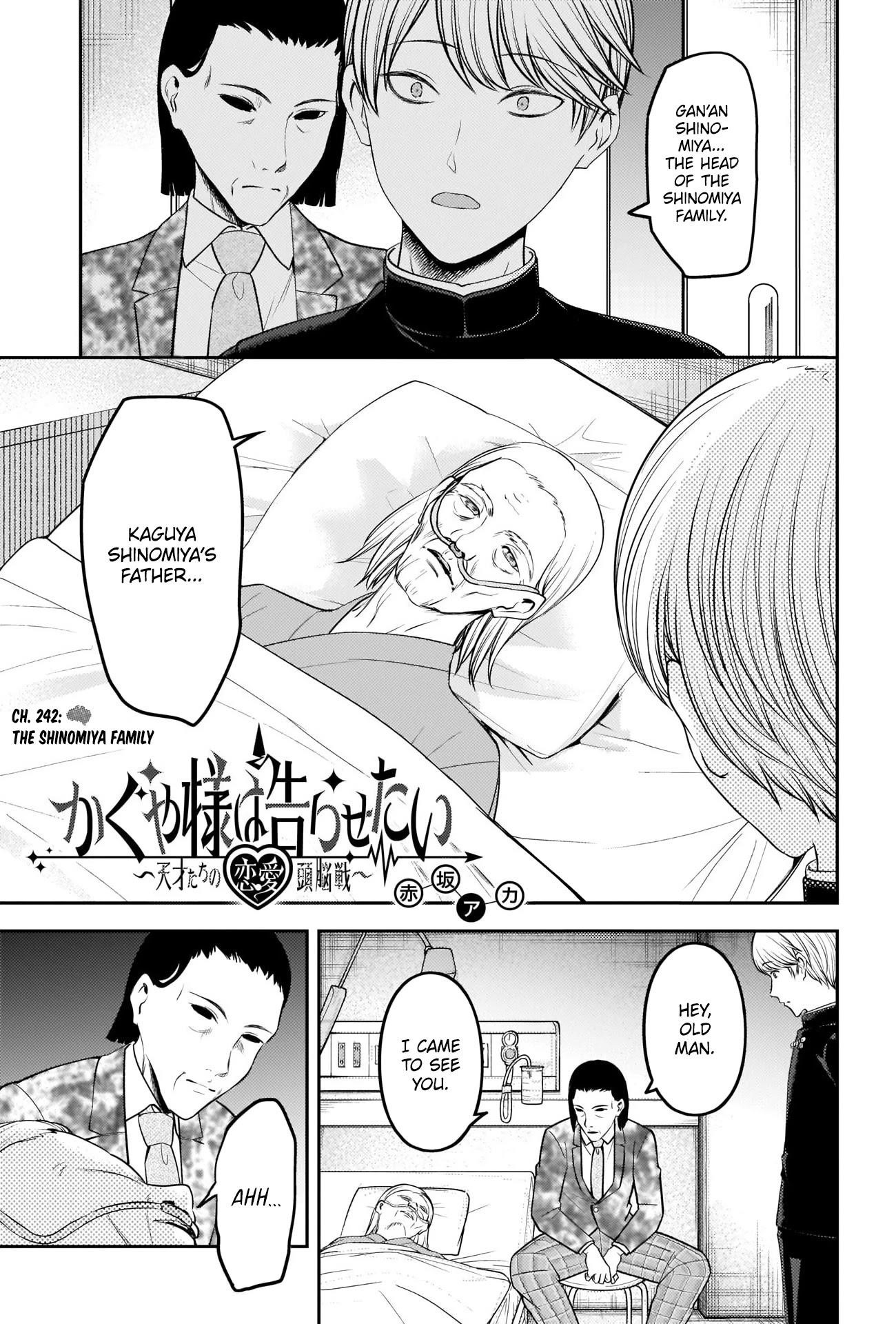 Kaguya-sama wa Kokurasetai: Tensai-tachi no Renai Zunousen Chapter 242 - Page 1