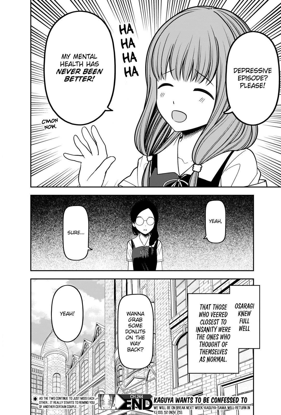 Kaguya-sama wa Kokurasetai: Tensai-tachi no Renai Zunousen Chapter 244 - Page 18