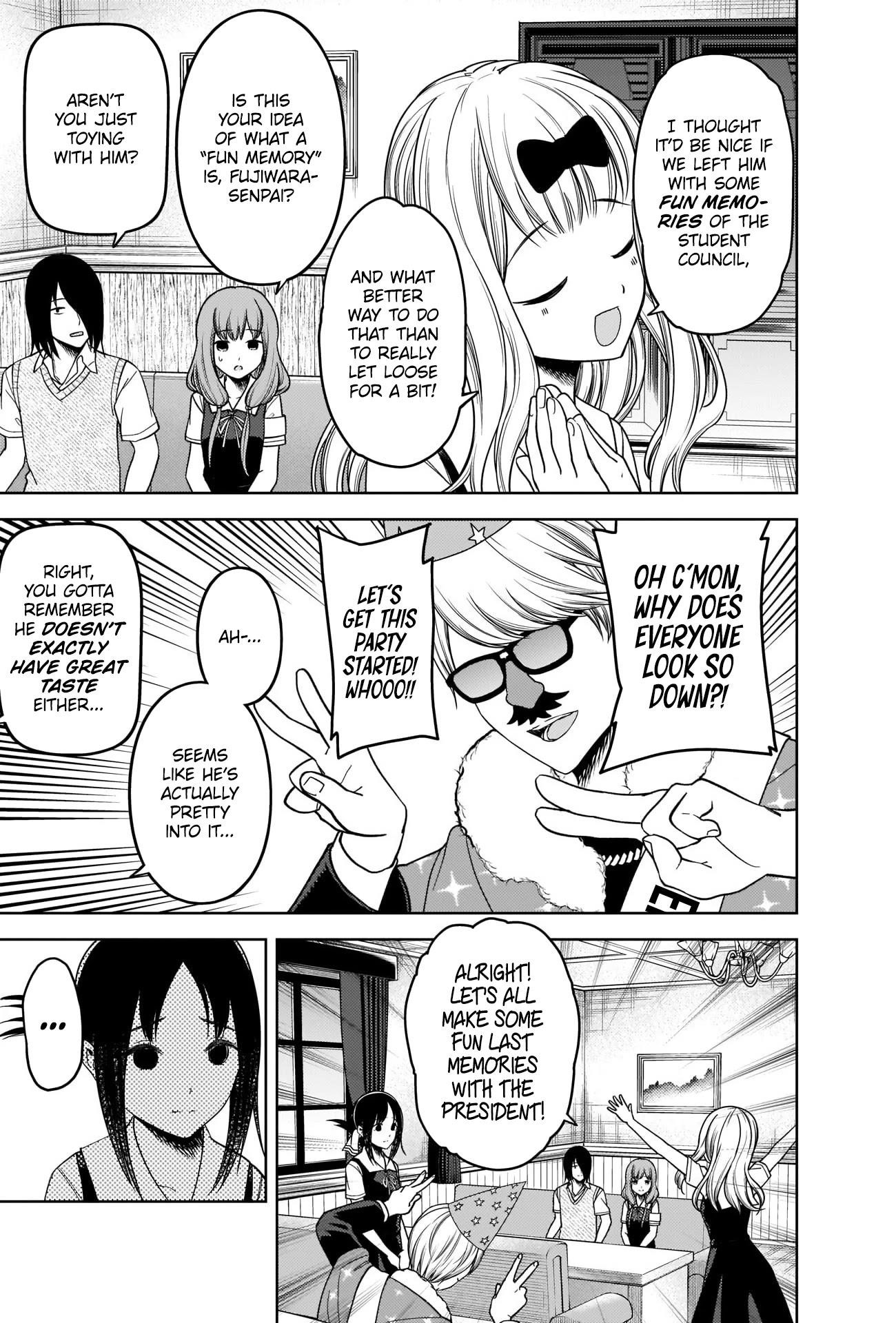 Kaguya-sama wa Kokurasetai: Tensai-tachi no Renai Zunousen Chapter 263 - Page 3