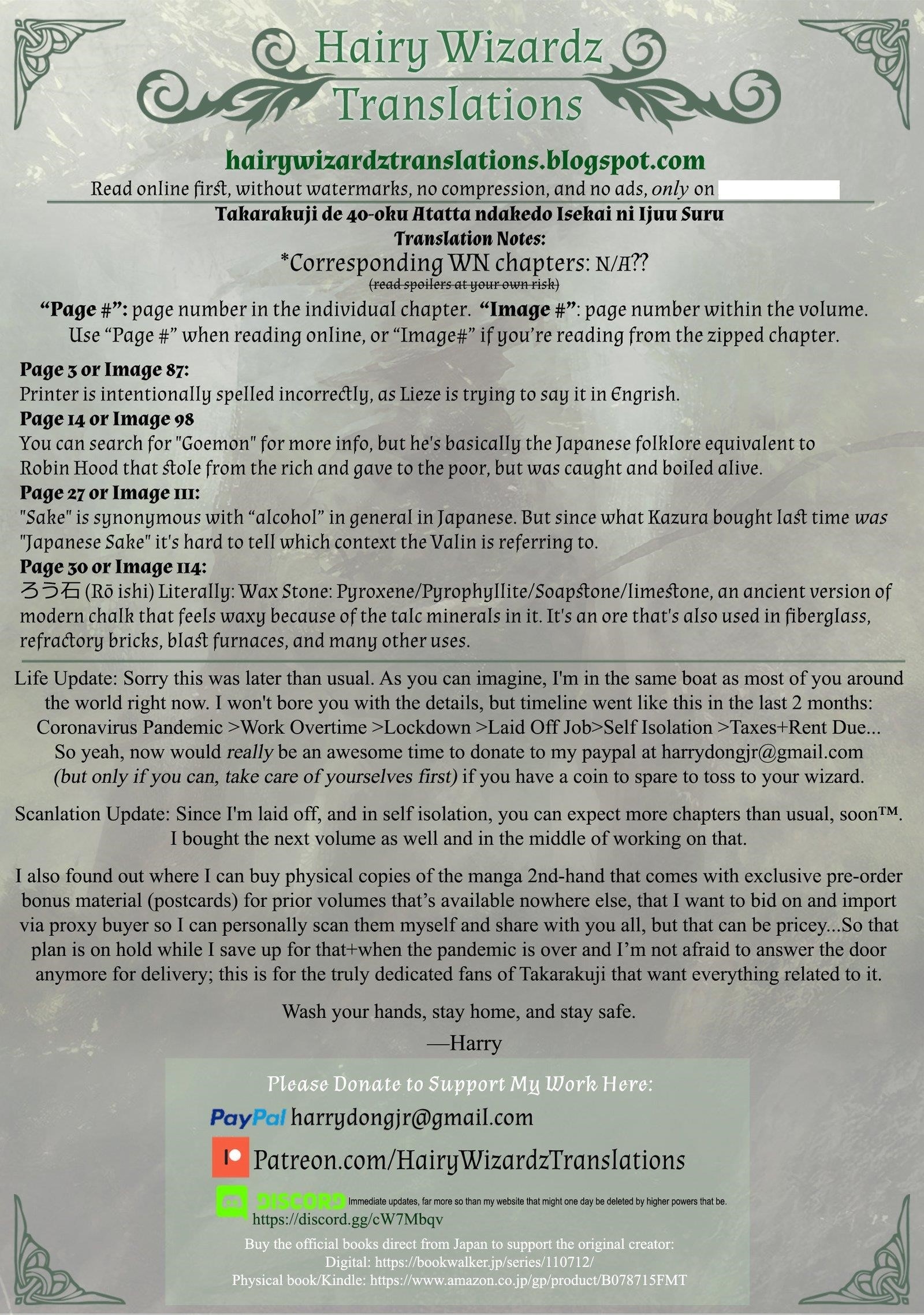 Takarakuji De 40-Oku Atattandakedo Isekai Ni Ijuu Suru Chapter 30 - Page 37