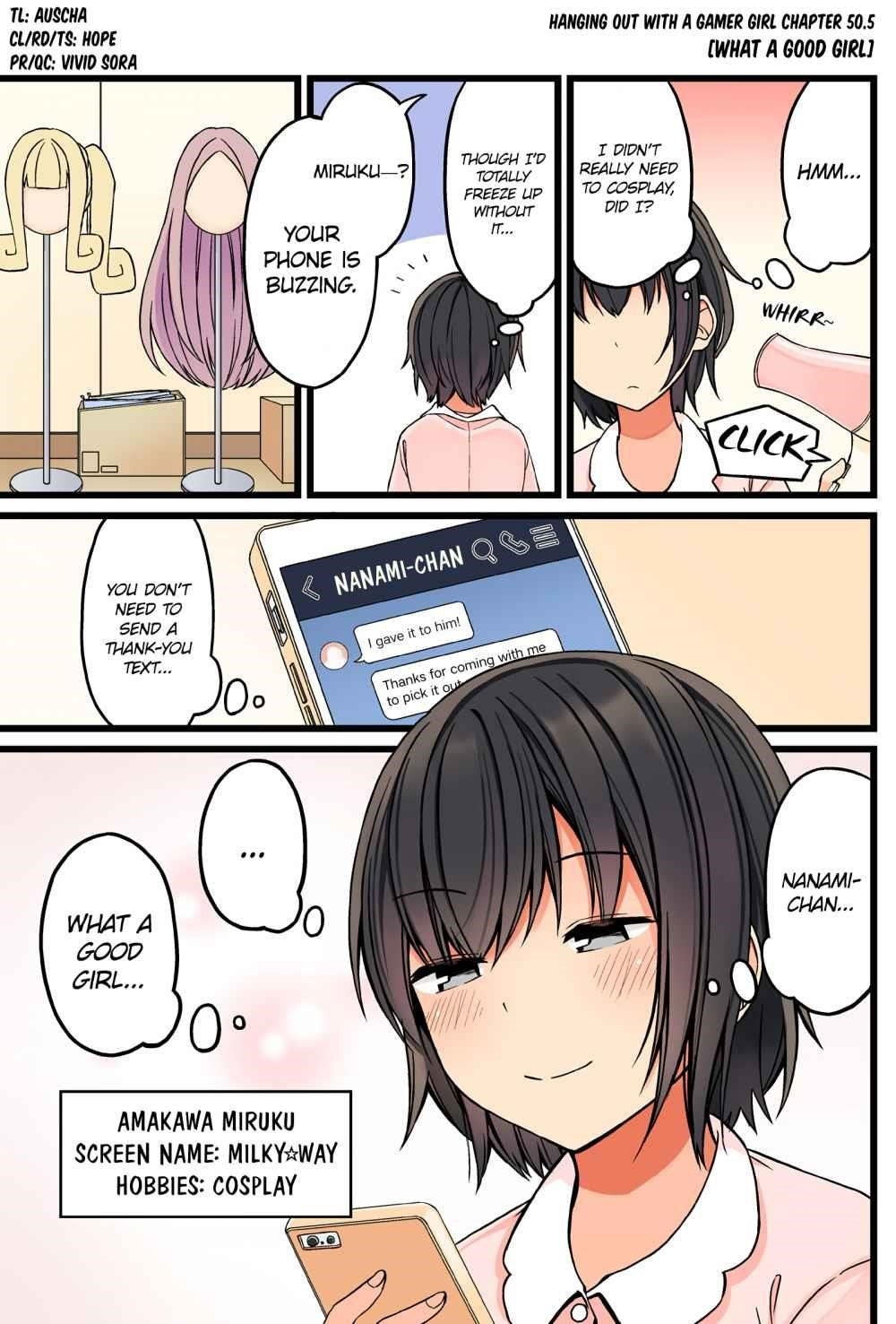 Hanging Out With a Gamer Girl Chapter 50.5 - Page 1