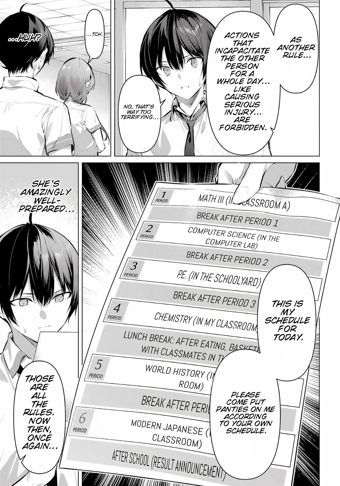 Please Put Them On, Takamine-san Chapter 67.1 - Page 4