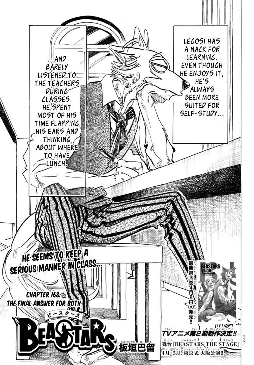 Beastars Chapter 168 - Page 1
