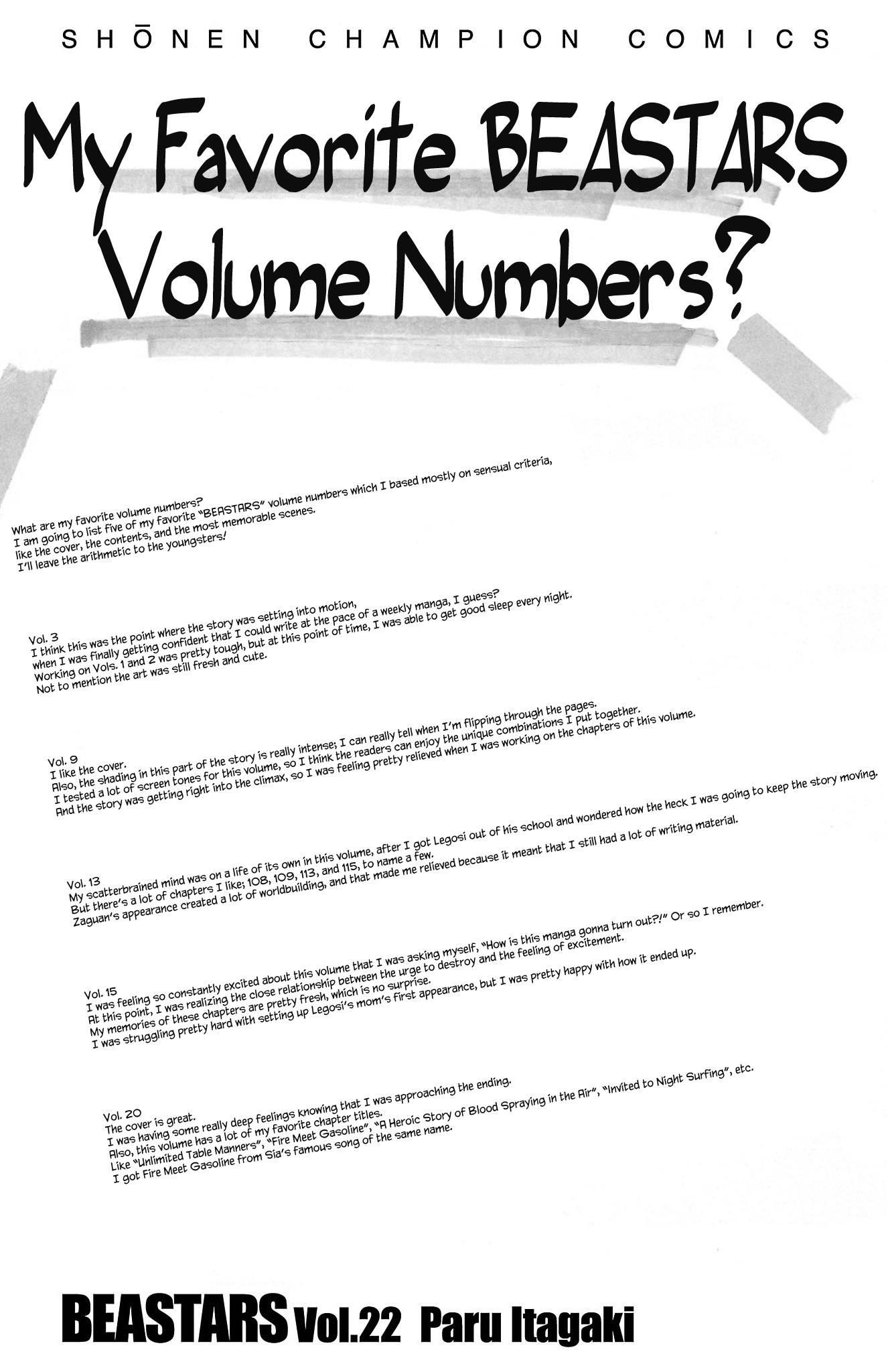 Beastars Chapter 196.5 - Page 10