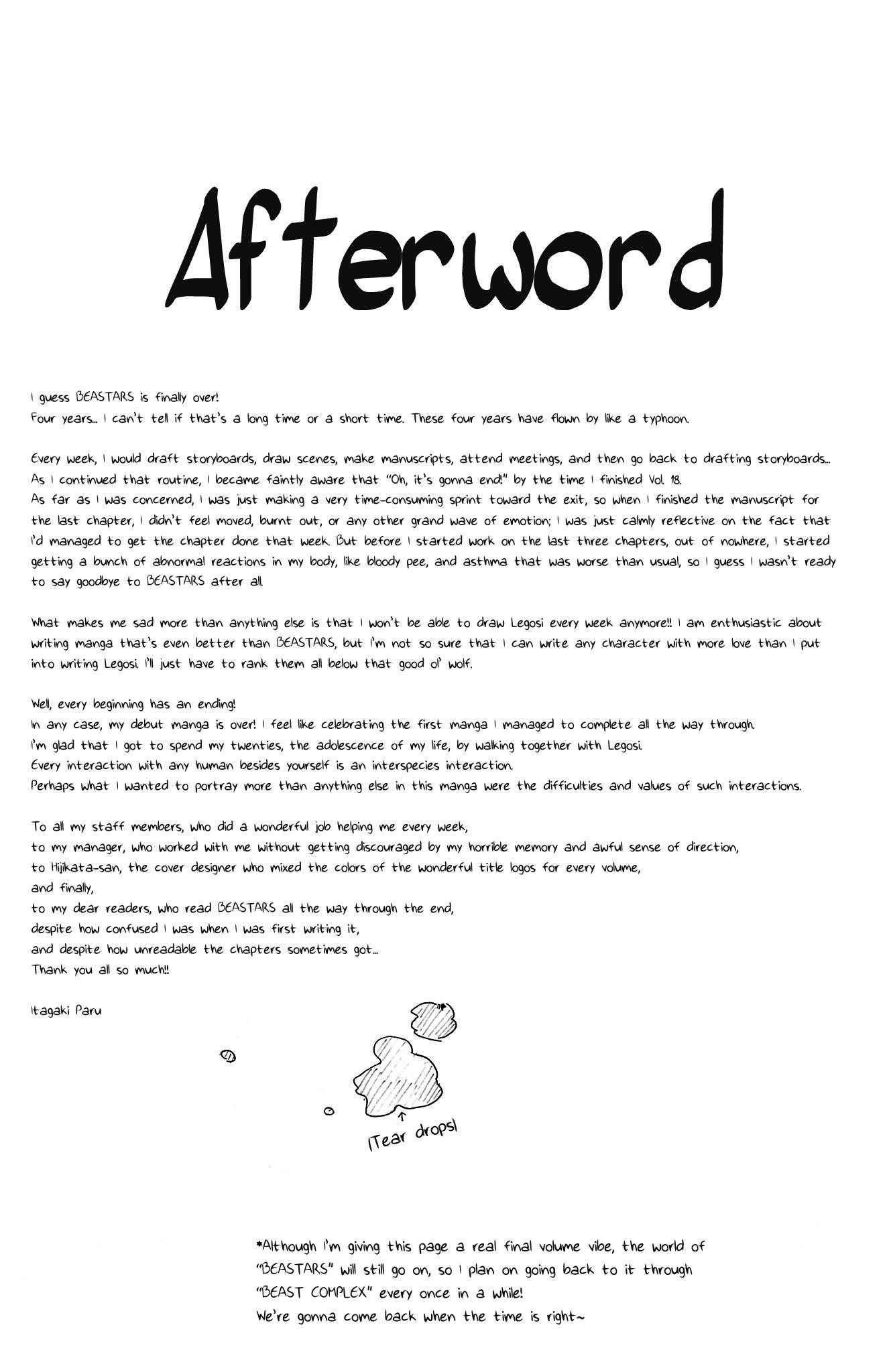 Beastars Chapter 196.5 - Page 2