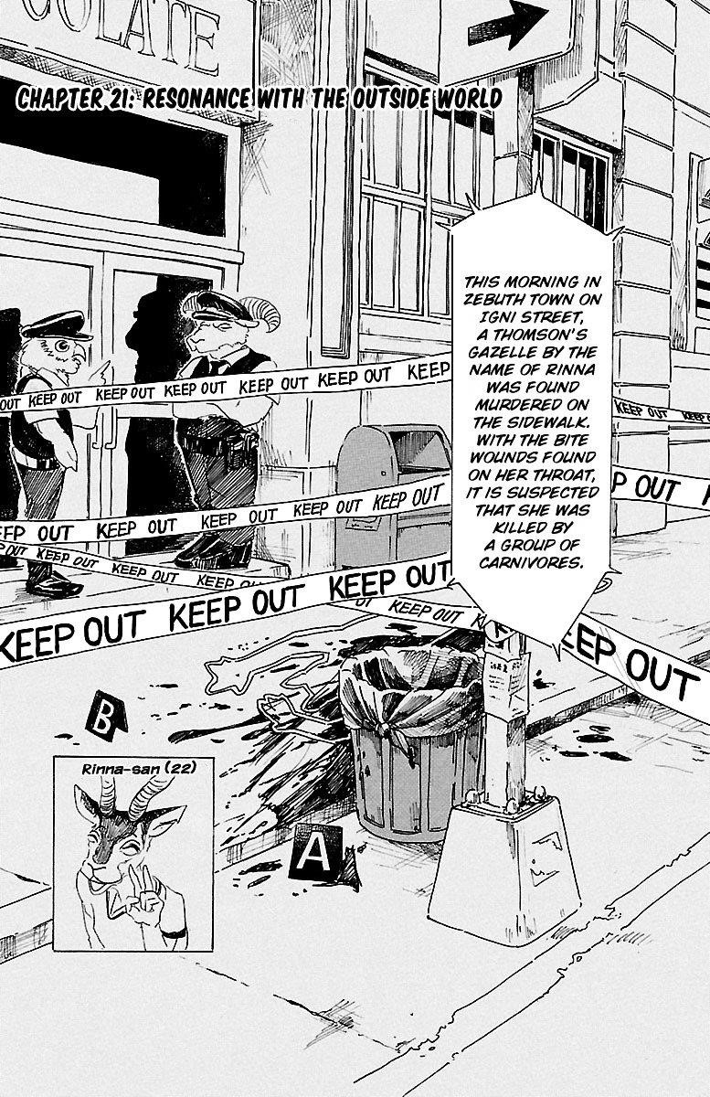 Beastars Chapter 21 - Page 1