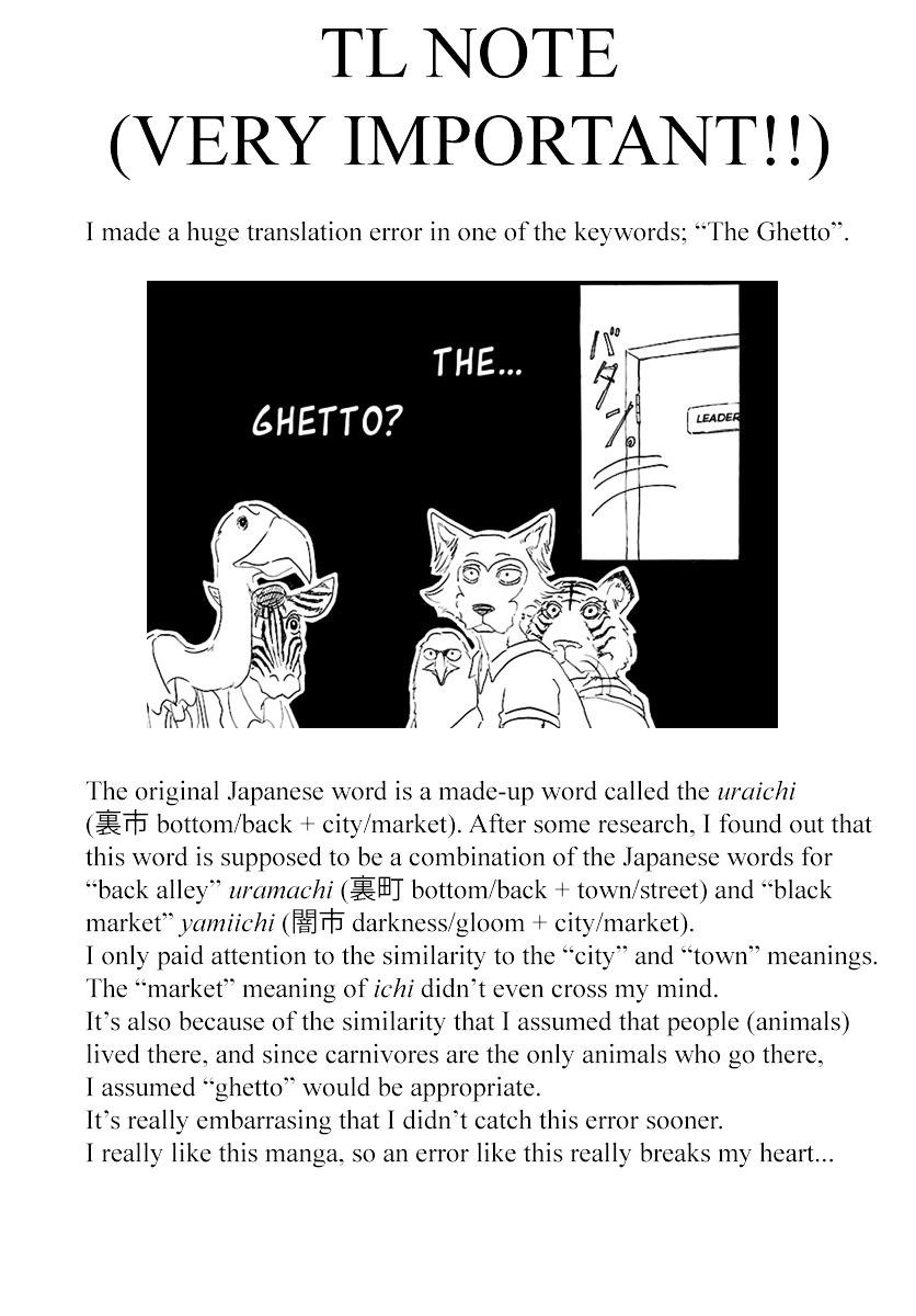 Beastars Chapter 31 - Page 1