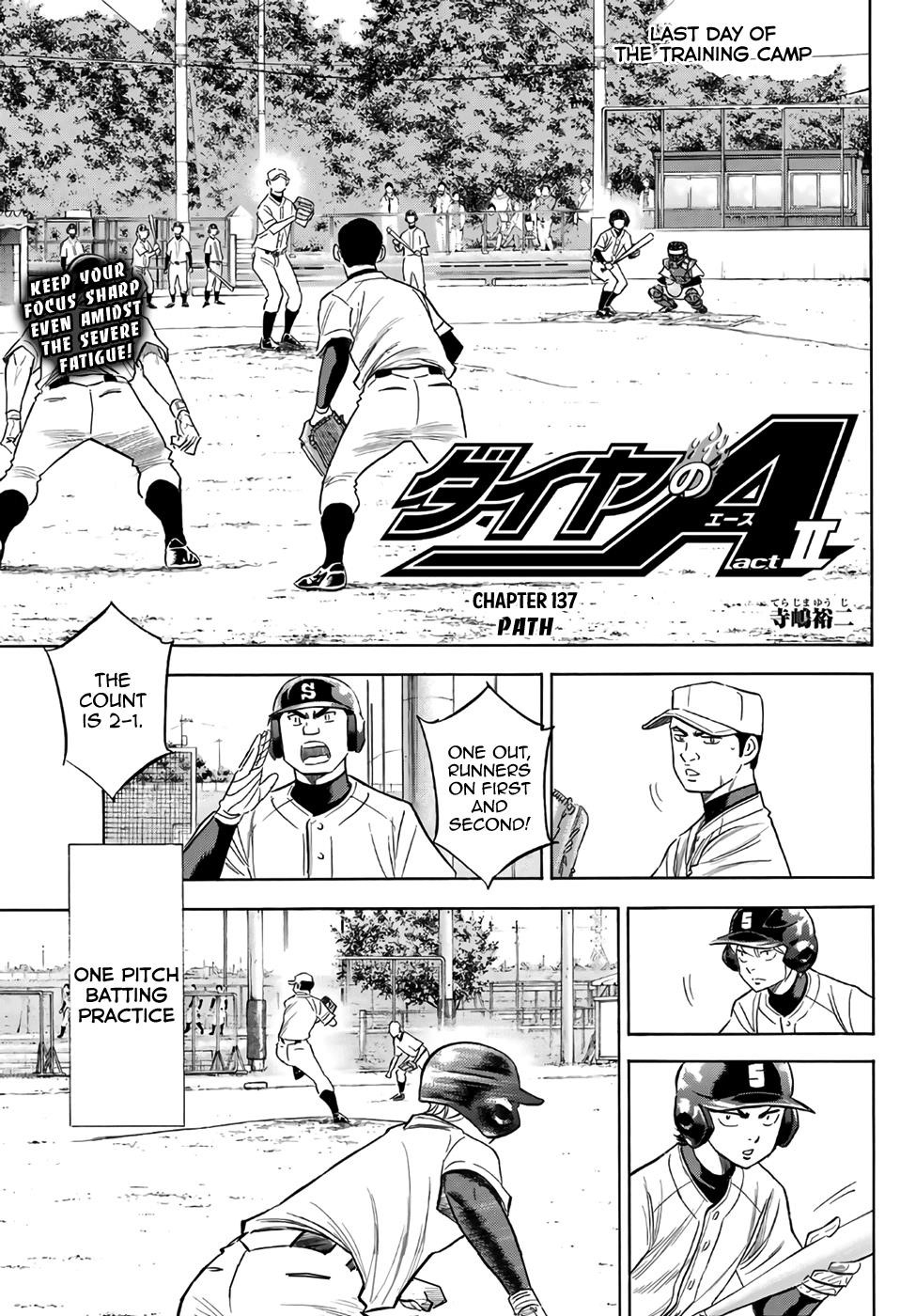 Daiya no A – Act II Chapter 137 - Page 1
