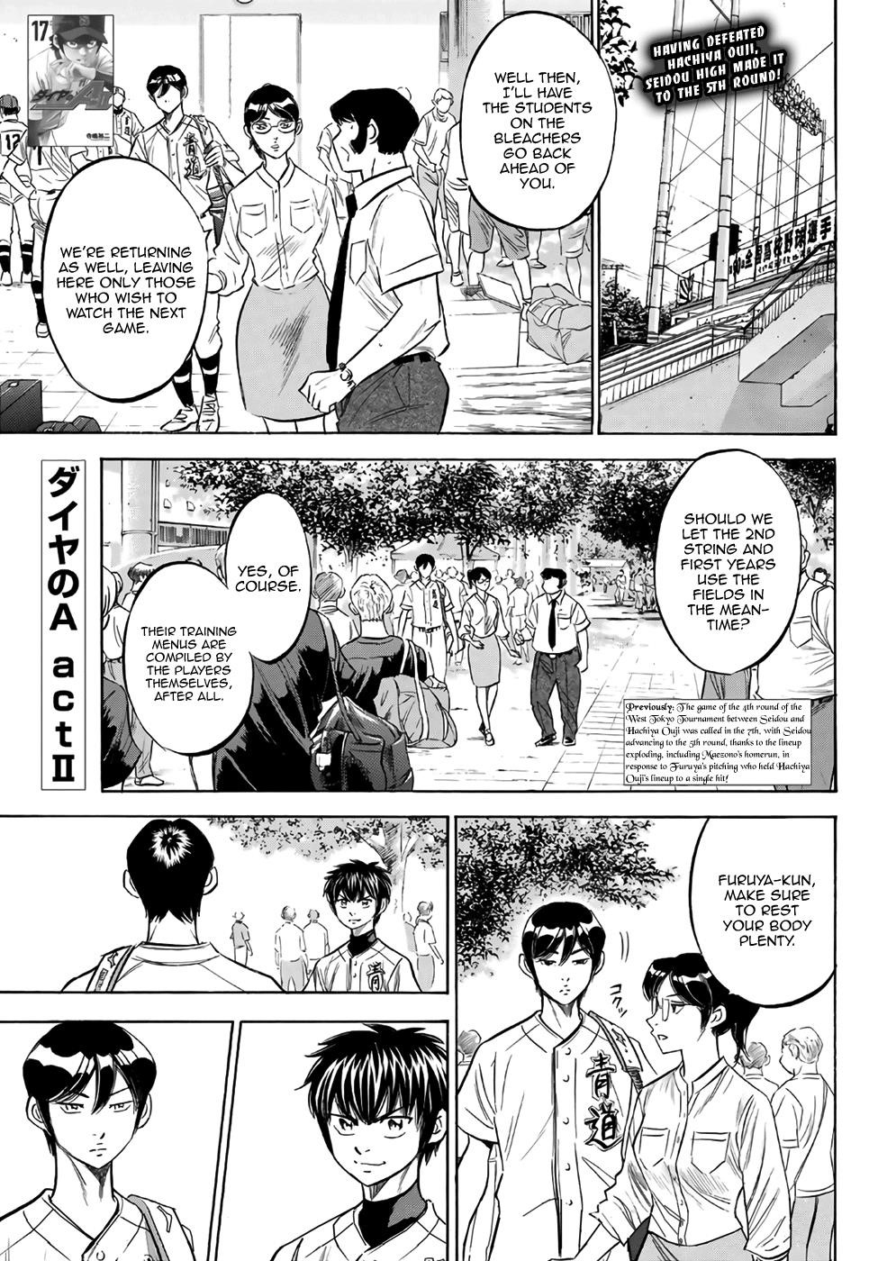 Daiya no A – Act II Chapter 169 - Page 1