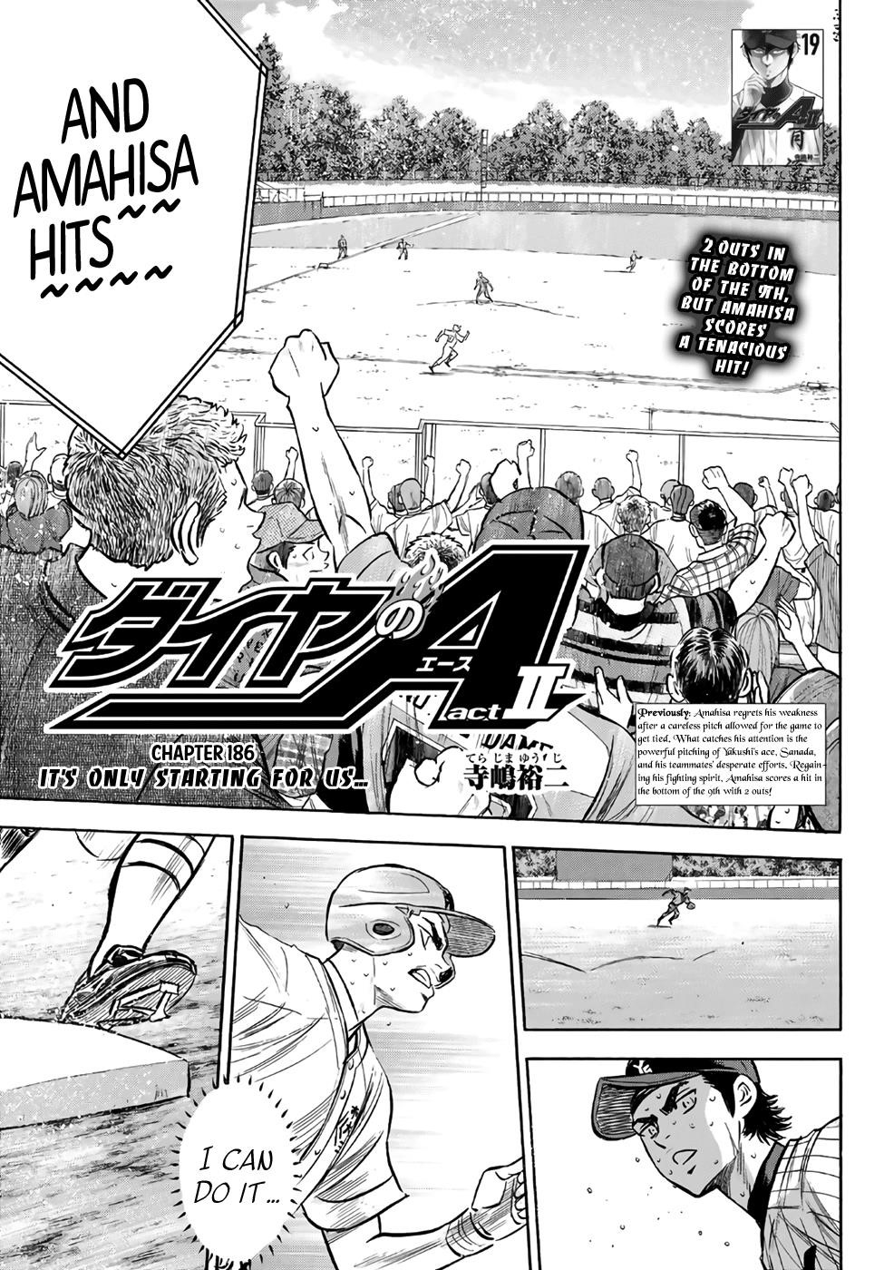 Daiya no A – Act II Chapter 186 - Page 1