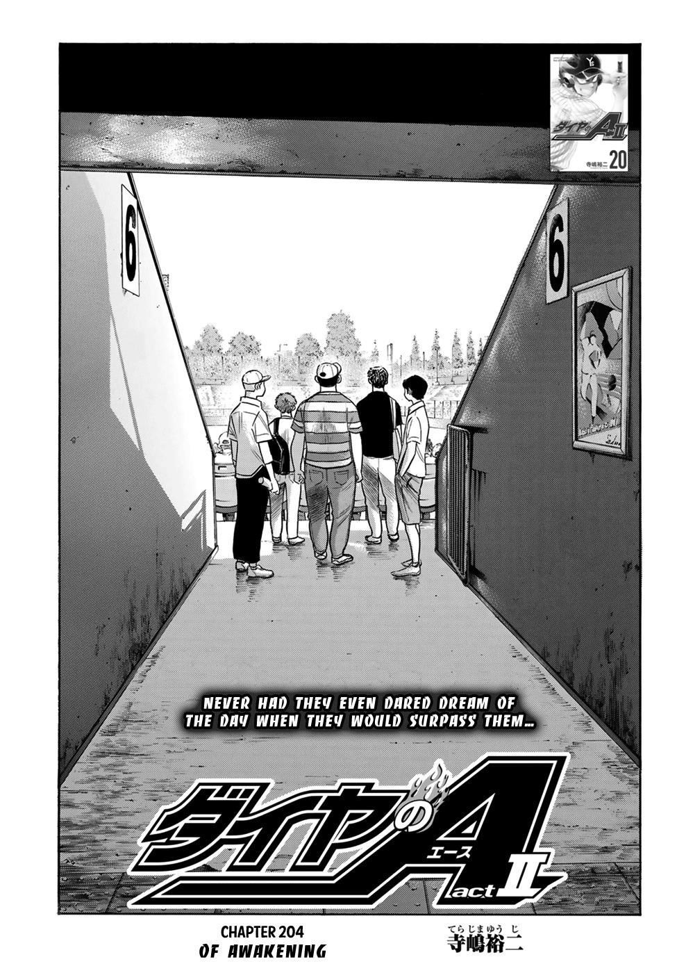 Daiya no A – Act II Chapter 204 - Page 1