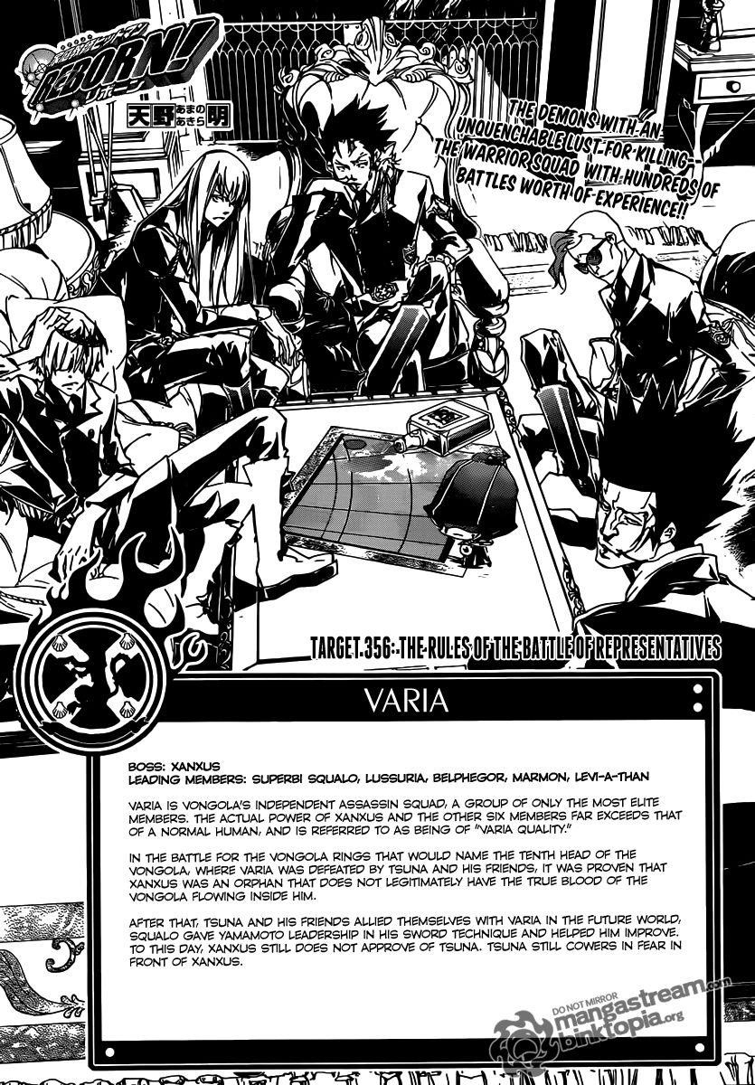Hitman Reborn Chapter 356 - Page 1