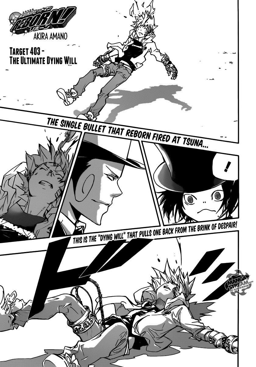 Hitman Reborn Chapter 403 - Page 1