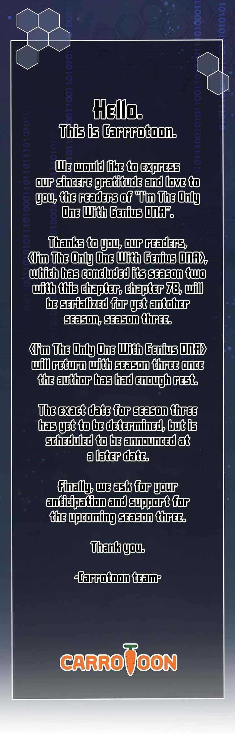 I’m the Only One With Genius DNA Chapter 78.5 - Page 1