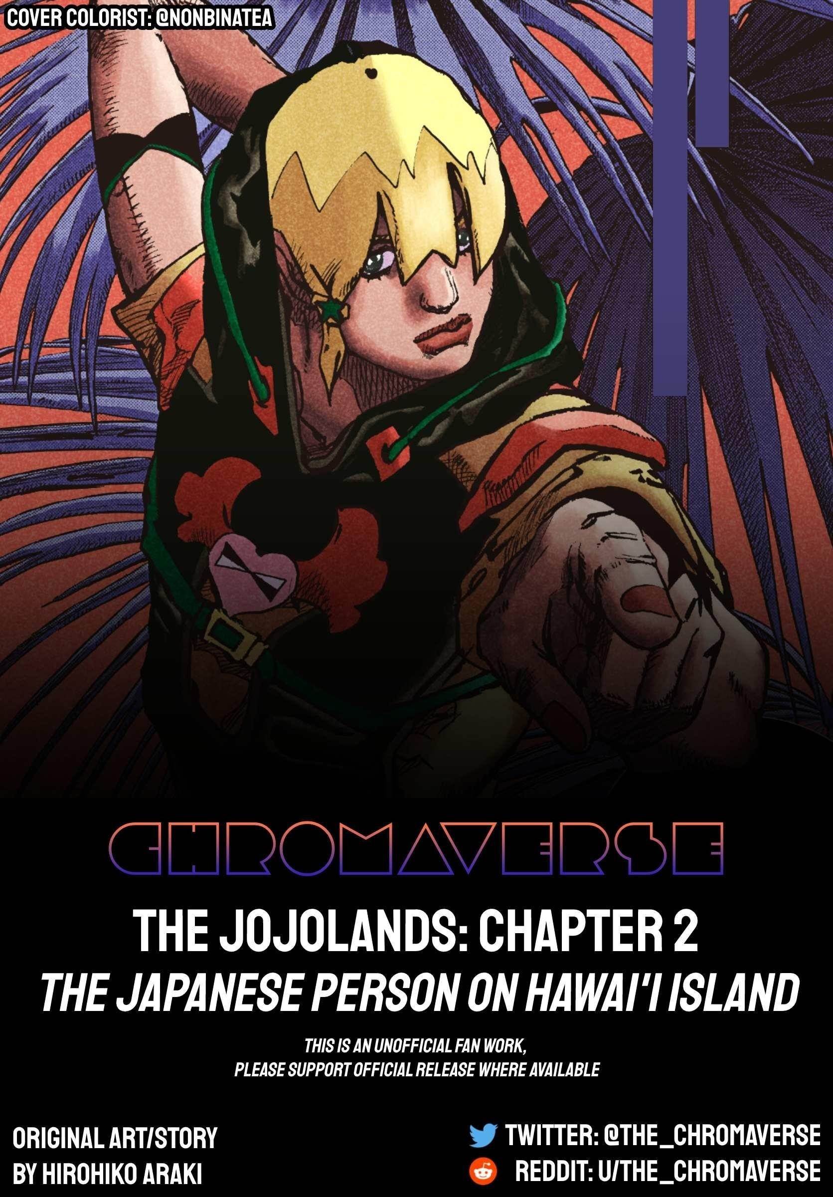 Jojo’s Bizarre Adventure Part 9 – The Jojolands Chapter 2 - Page 1