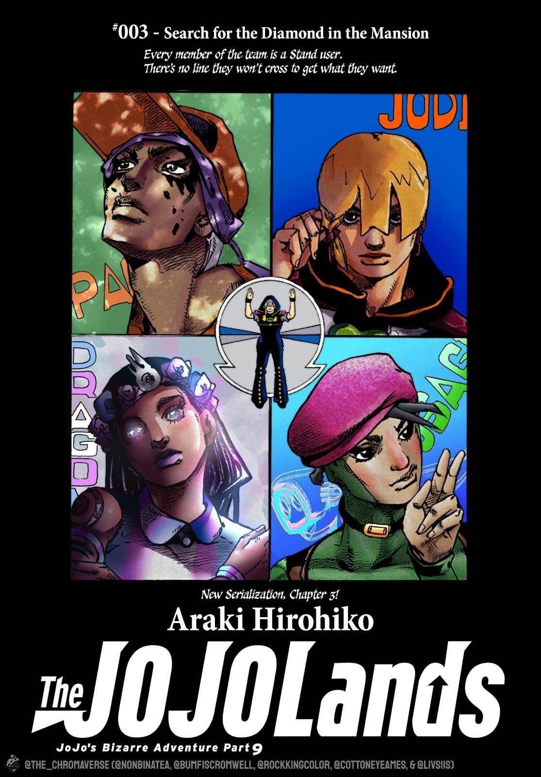 Jojo’s Bizarre Adventure Part 9 – The Jojolands Chapter 3 - Page 1