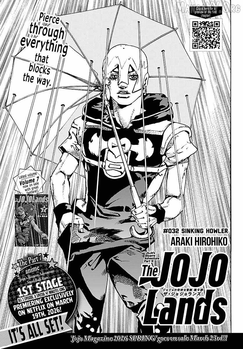 Jojo’s Bizarre Adventure Part 9 – The Jojolands Chapter 32 - Page 1