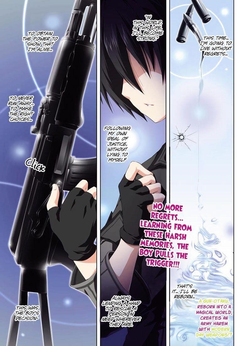 Gunota Ga Mahou Sekai Ni Tensei Shitara, Gendai Heiki De Guntai Harem O Tsukucchaimashita!? Chapter 1 - Page 1