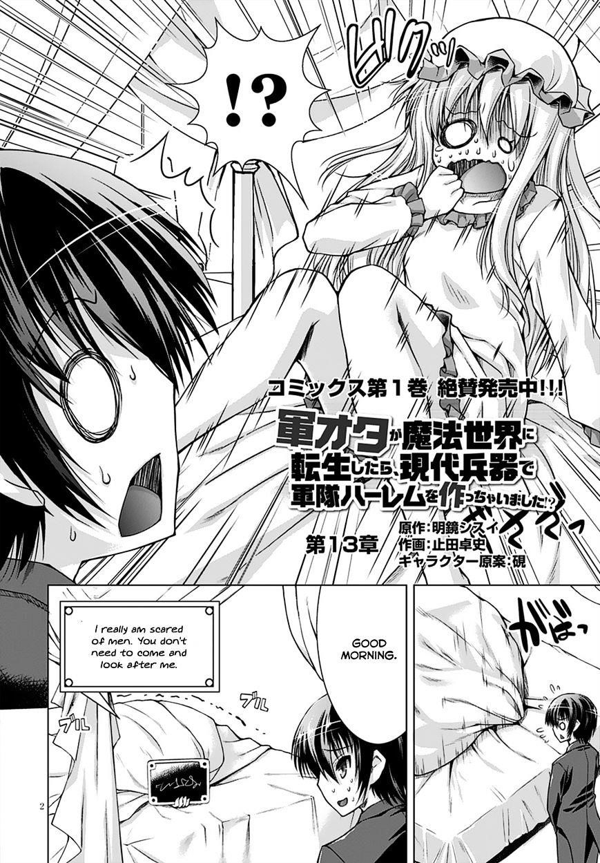 Gunota Ga Mahou Sekai Ni Tensei Shitara, Gendai Heiki De Guntai Harem O Tsukucchaimashita!? Chapter 13 - Page 3