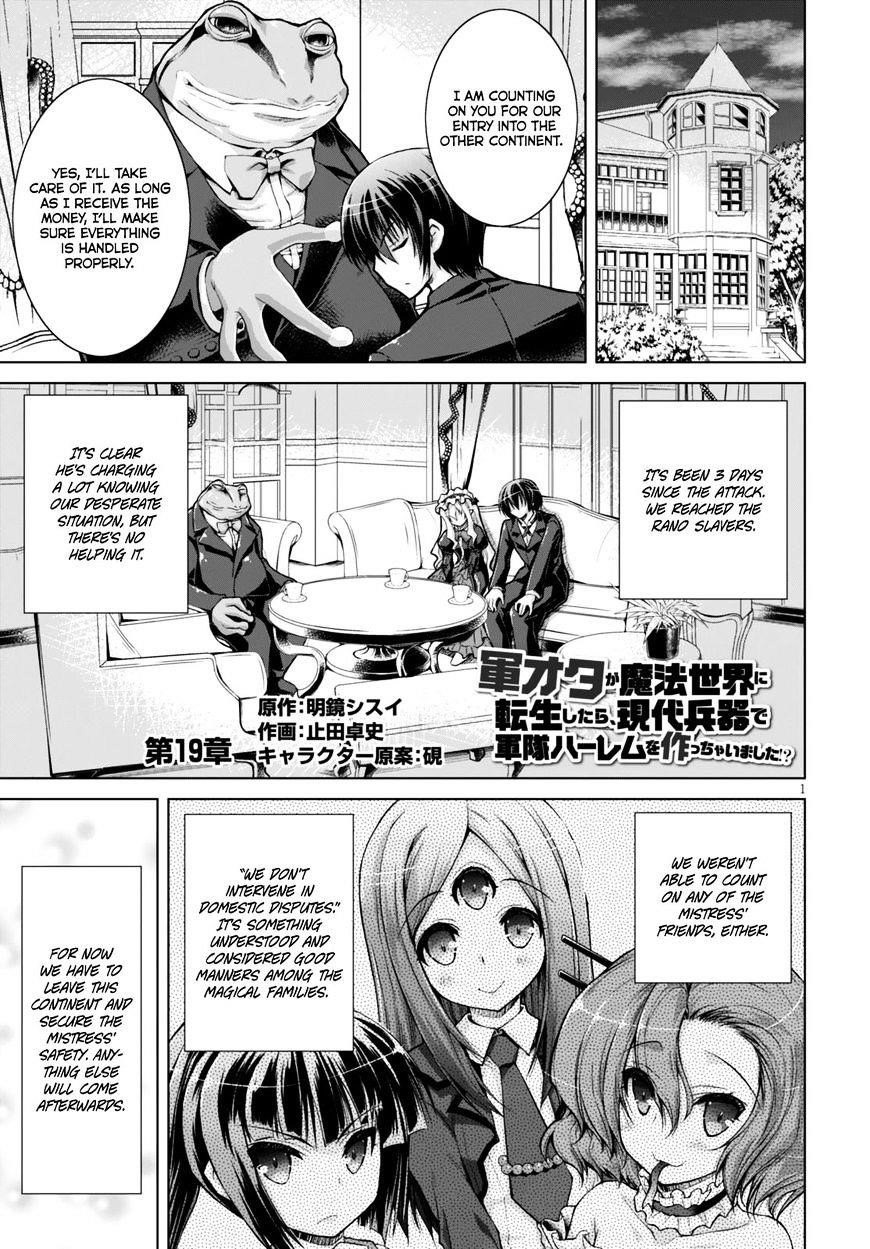 Gunota Ga Mahou Sekai Ni Tensei Shitara, Gendai Heiki De Guntai Harem O Tsukucchaimashita!? Chapter 19 - Page 1
