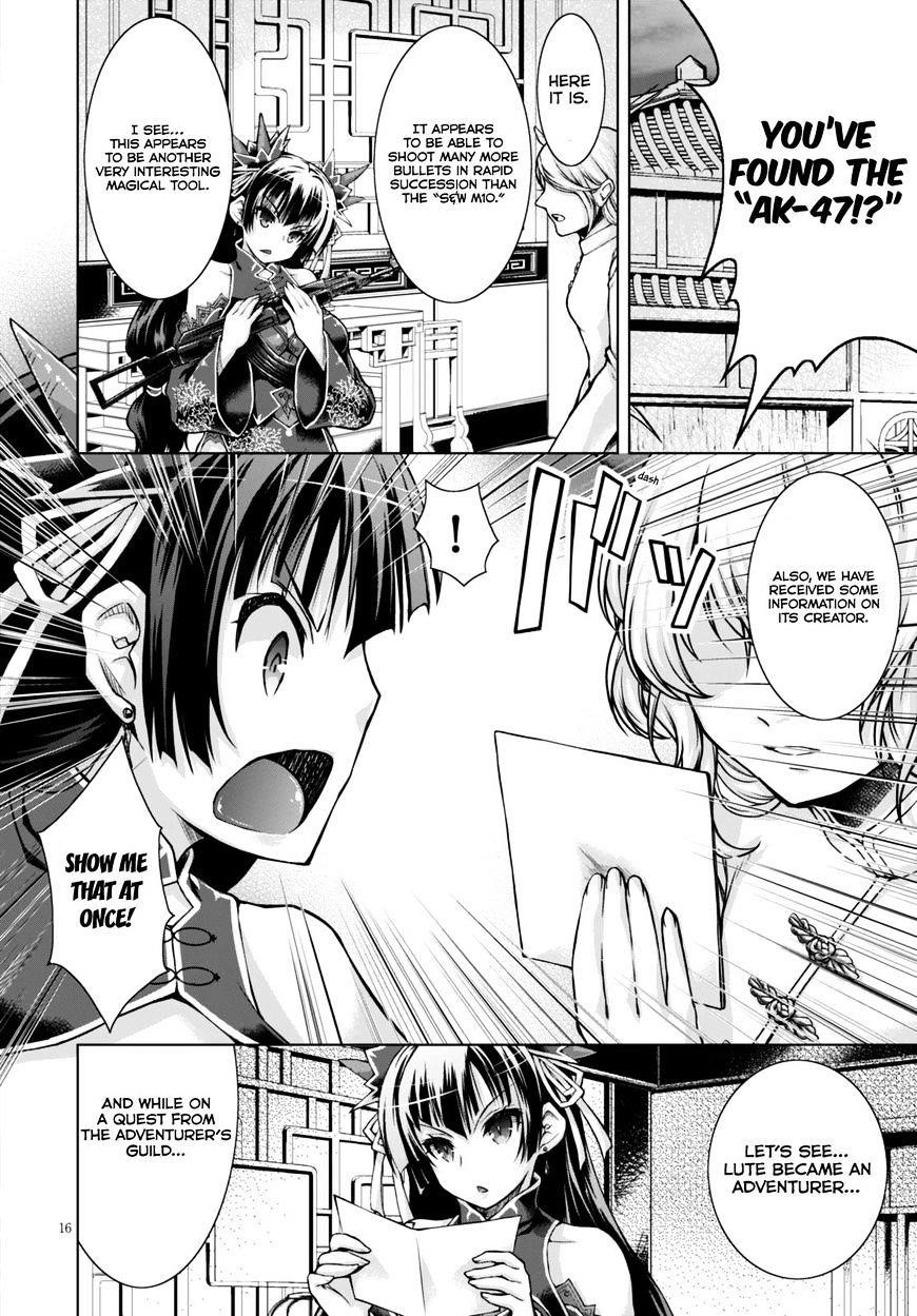 Gunota Ga Mahou Sekai Ni Tensei Shitara, Gendai Heiki De Guntai Harem O Tsukucchaimashita!? Chapter 19 - Page 16