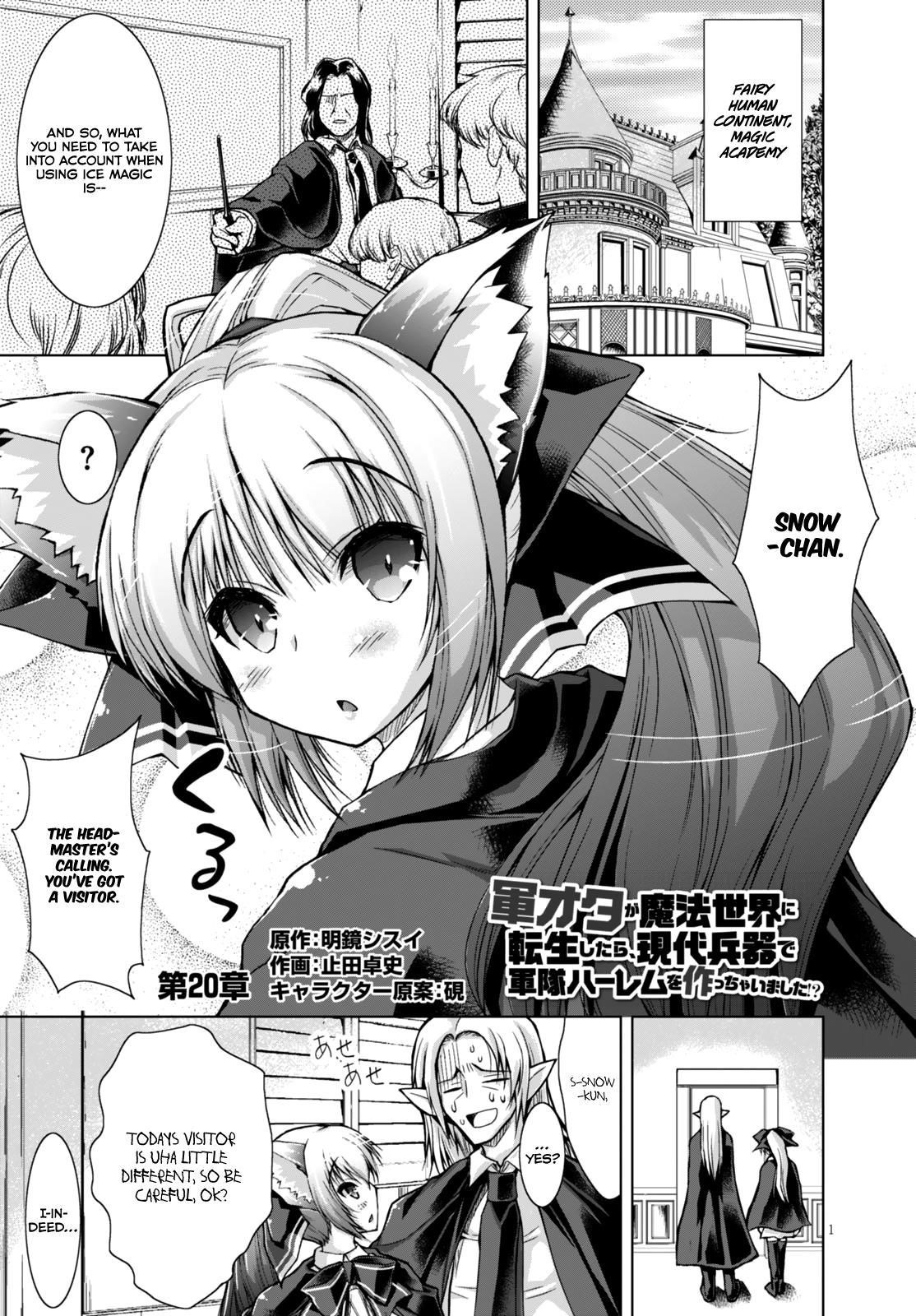 Gunota Ga Mahou Sekai Ni Tensei Shitara, Gendai Heiki De Guntai Harem O Tsukucchaimashita!? Chapter 20 - Page 2