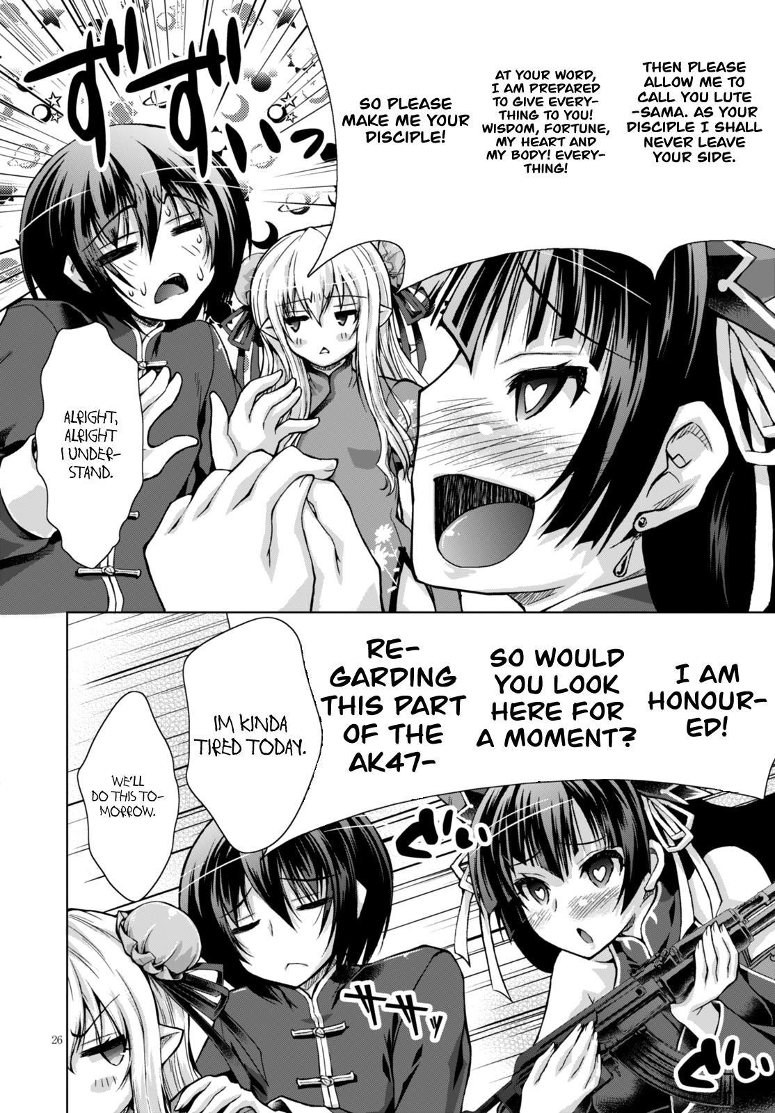 Gunota Ga Mahou Sekai Ni Tensei Shitara, Gendai Heiki De Guntai Harem O Tsukucchaimashita!? Chapter 20 - Page 27
