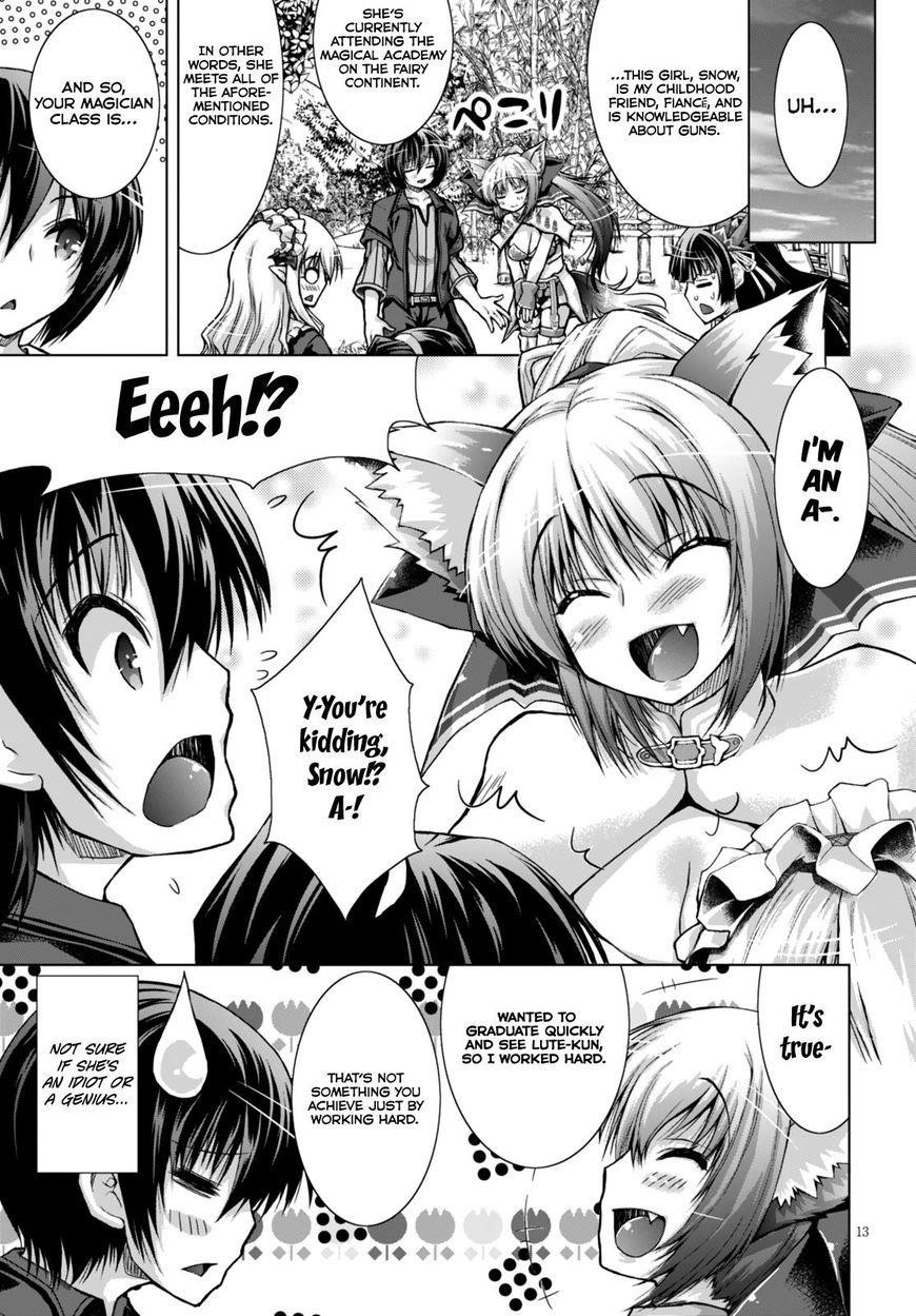 Gunota Ga Mahou Sekai Ni Tensei Shitara, Gendai Heiki De Guntai Harem O Tsukucchaimashita!? Chapter 21 - Page 12