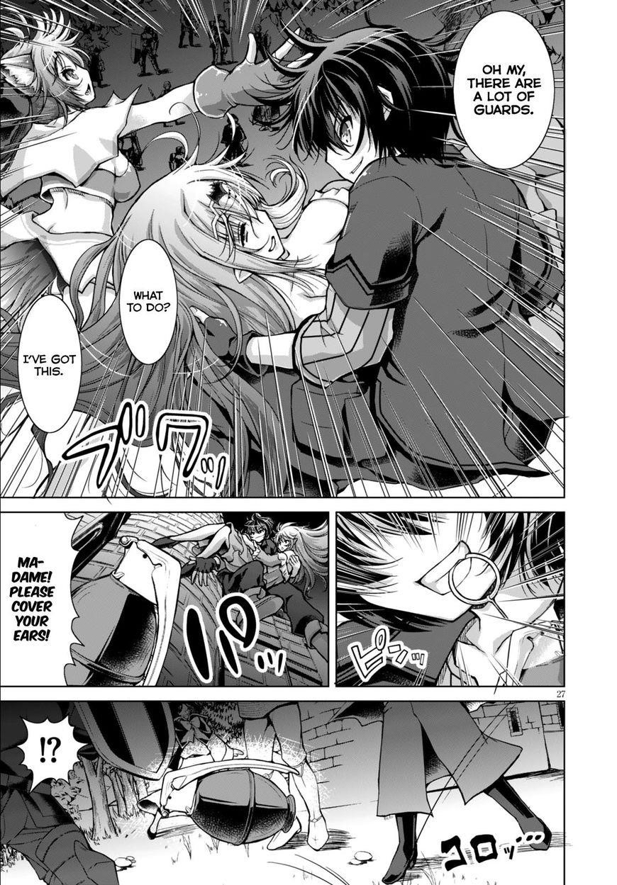 Gunota Ga Mahou Sekai Ni Tensei Shitara, Gendai Heiki De Guntai Harem O Tsukucchaimashita!? Chapter 22 - Page 28